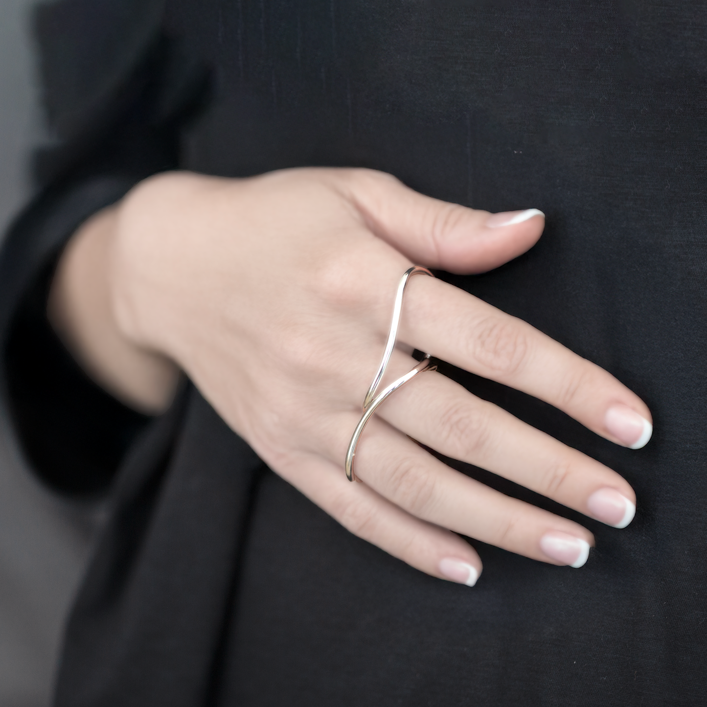 Double Two Finger Ring | 1602R211010