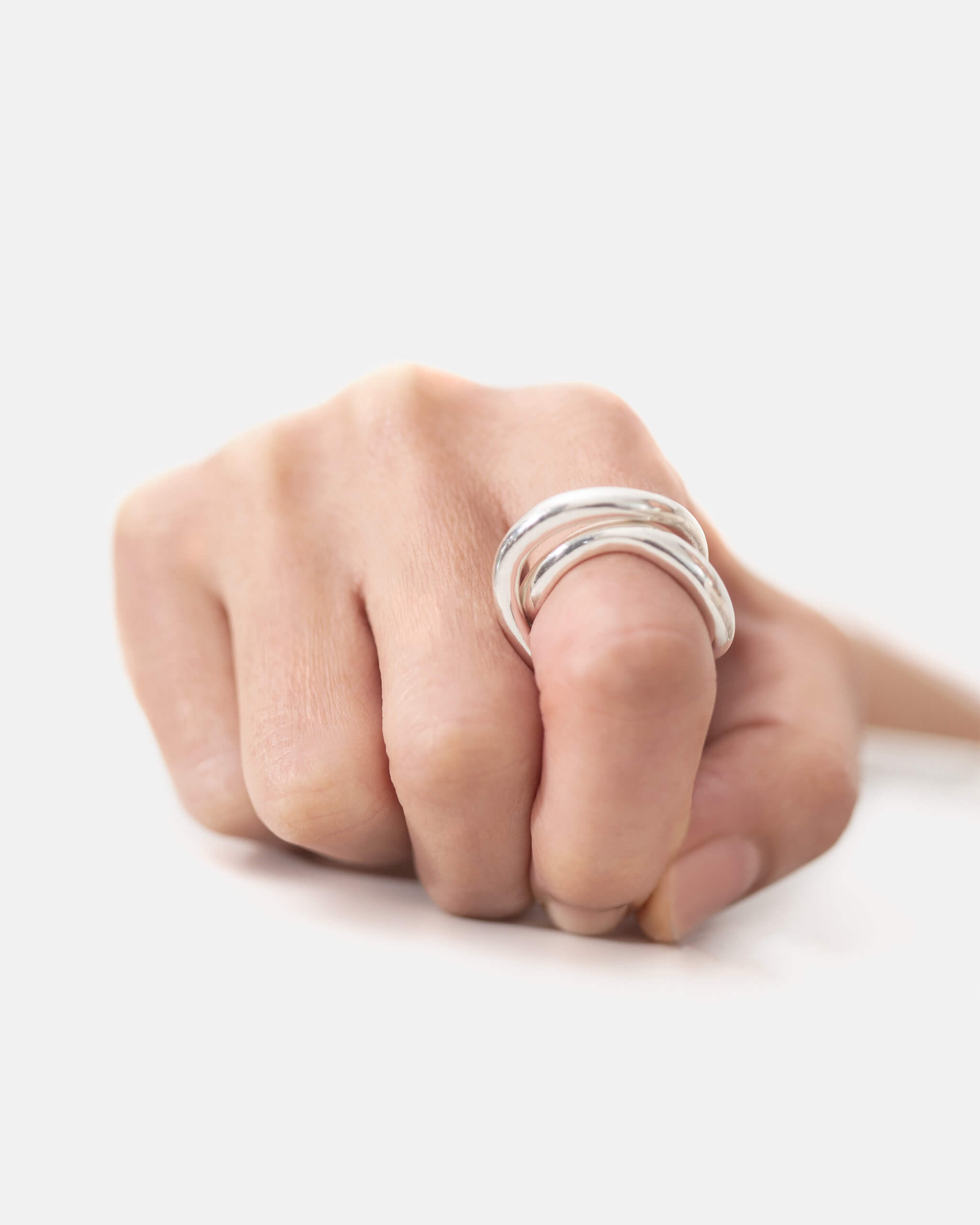 [NEW] Two Finger Double Ring | 2504R011010