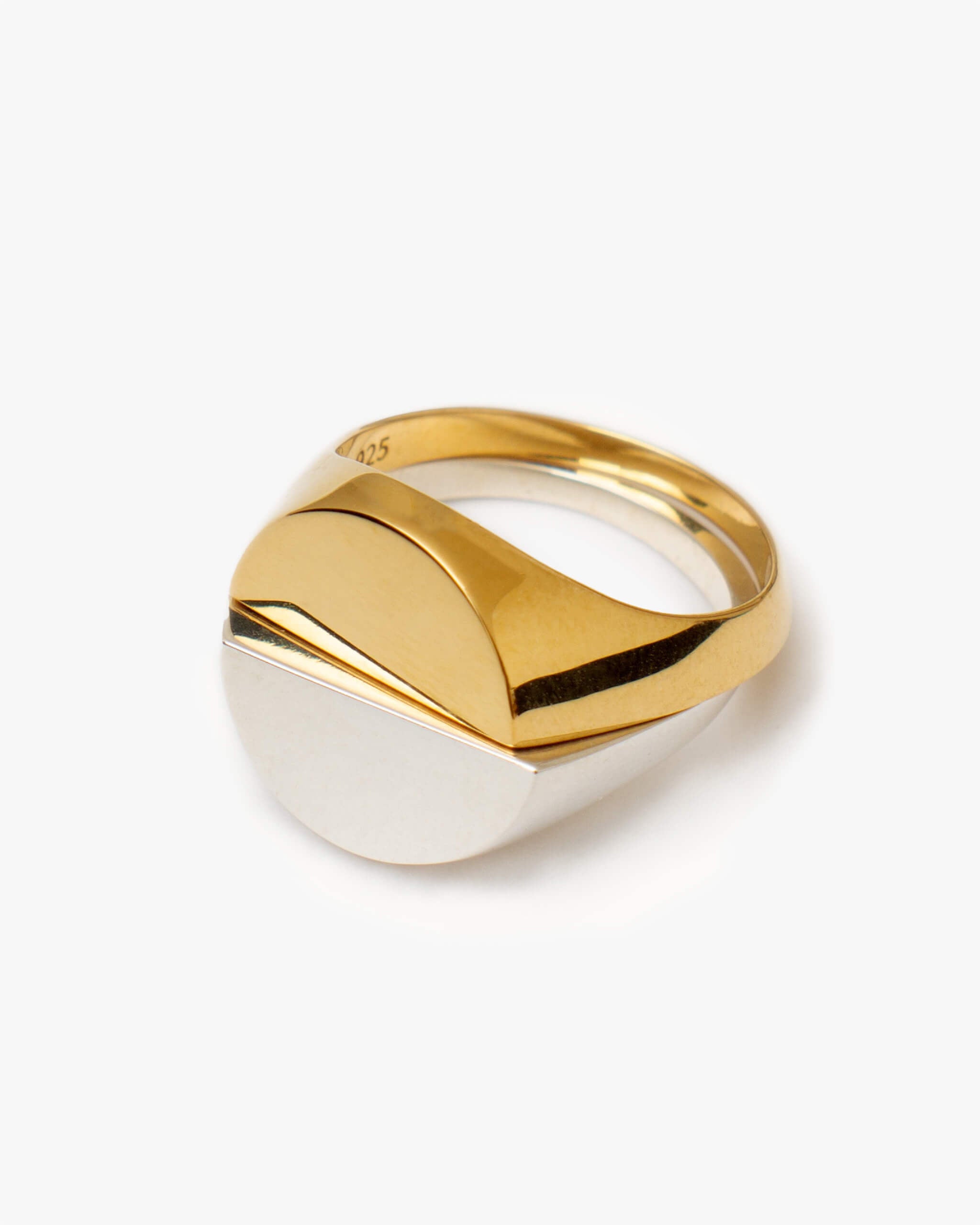 Half Signet Ring | 1607R011010L
