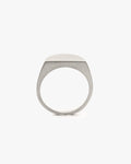 Half Signet Pinky Ring Mat | 1607P011010S
