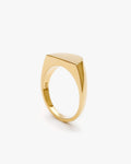 Half Signet Pinky Ring | 1607P011010L