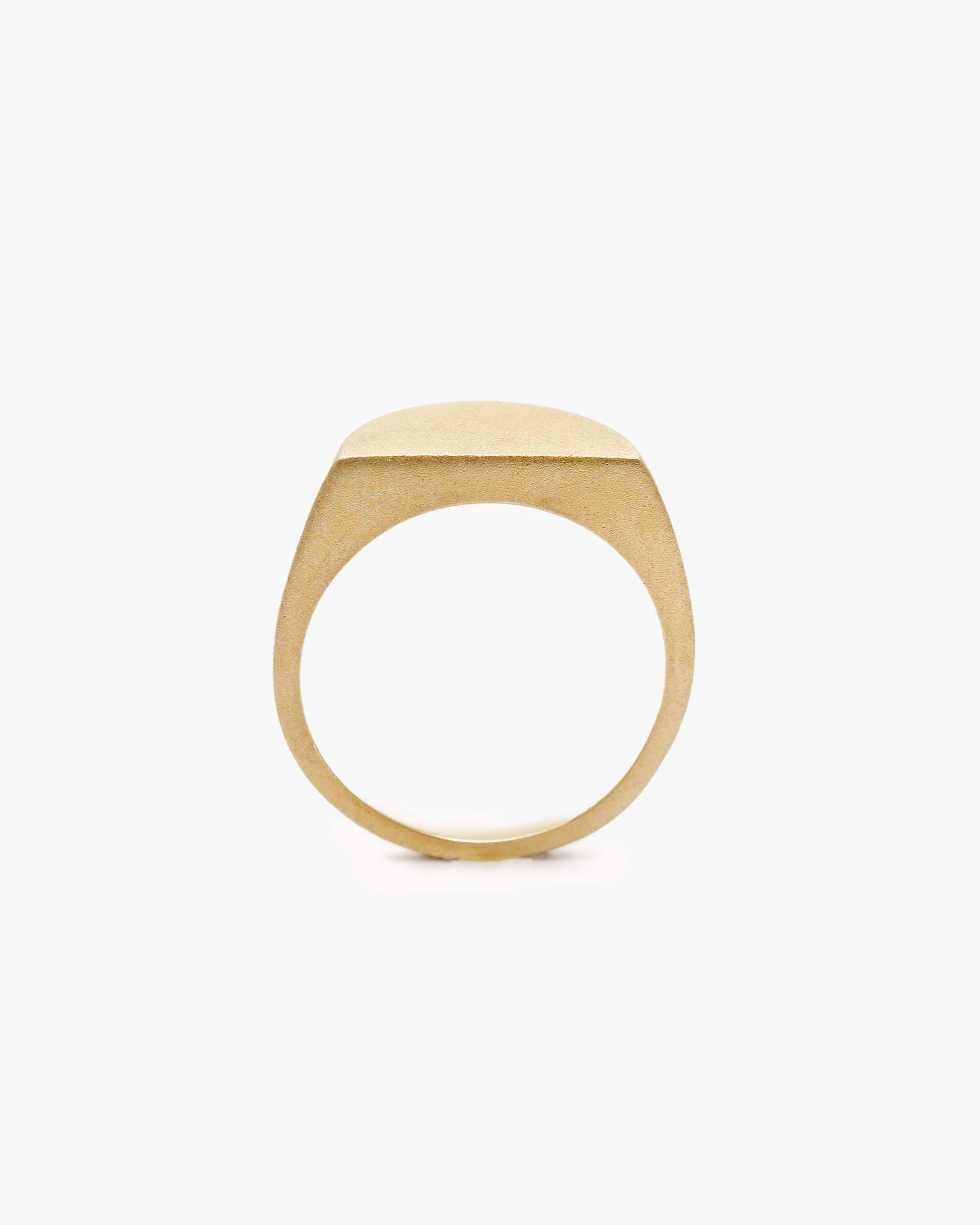 Half Signet Pinky Ring Mat | 1607P011010S