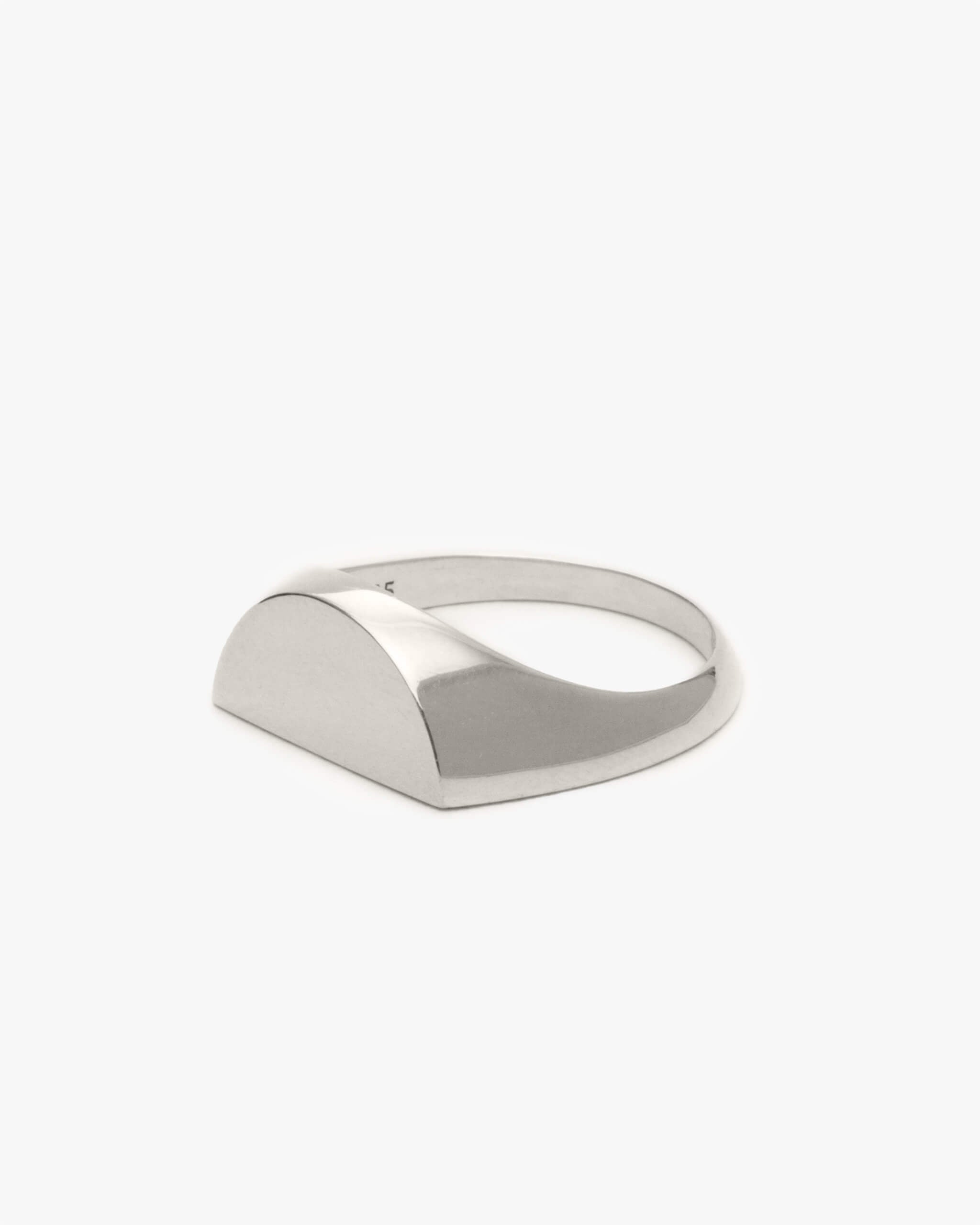 Half Signet Ring | 1607R011010L