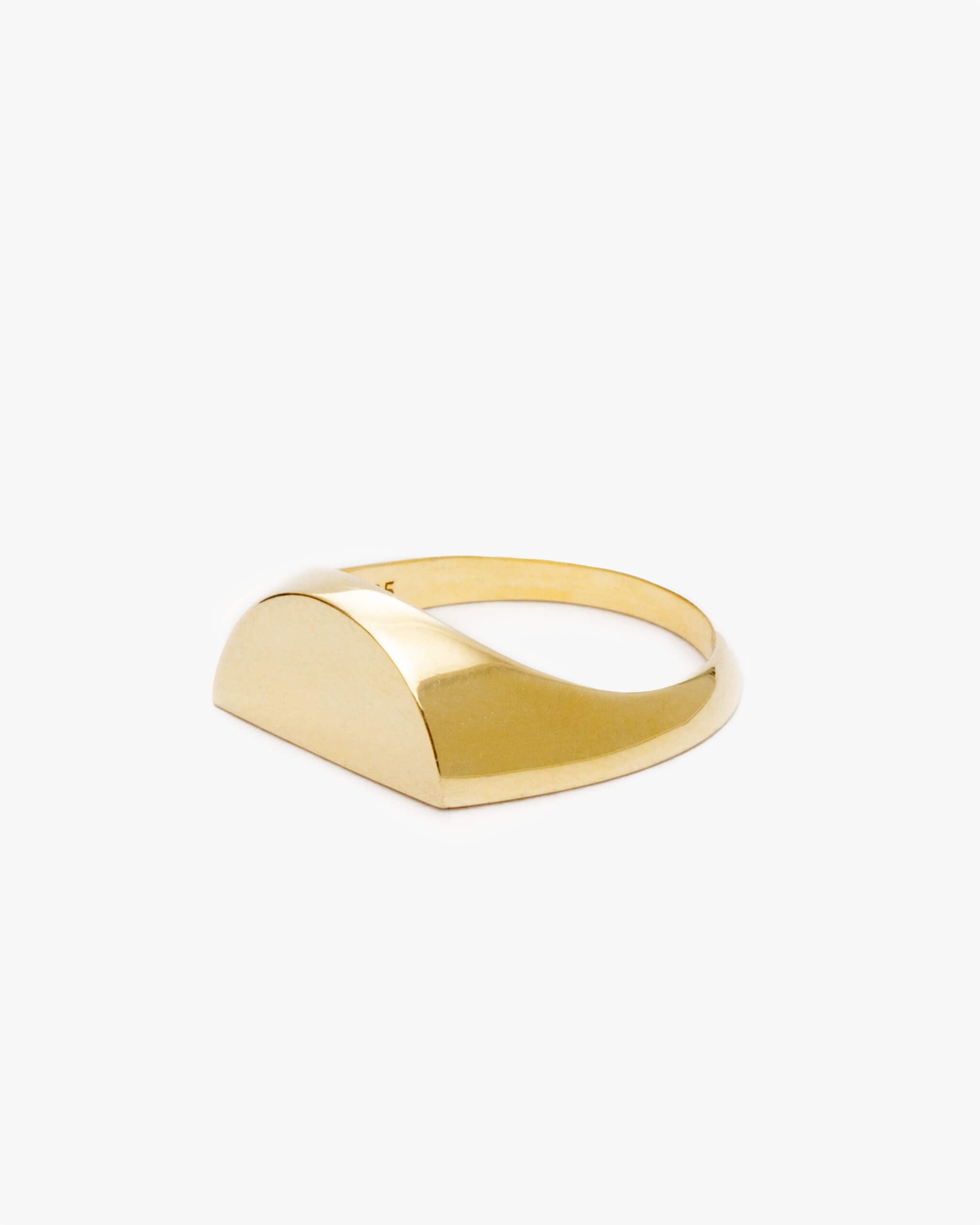 Half Signet Ring | 1607R011010L