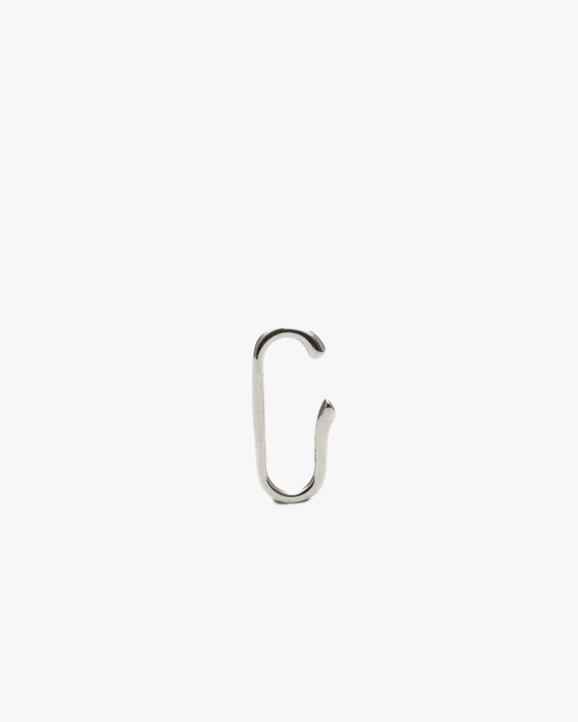 Small Elliptical Ear Cuff SS | 1706C151010