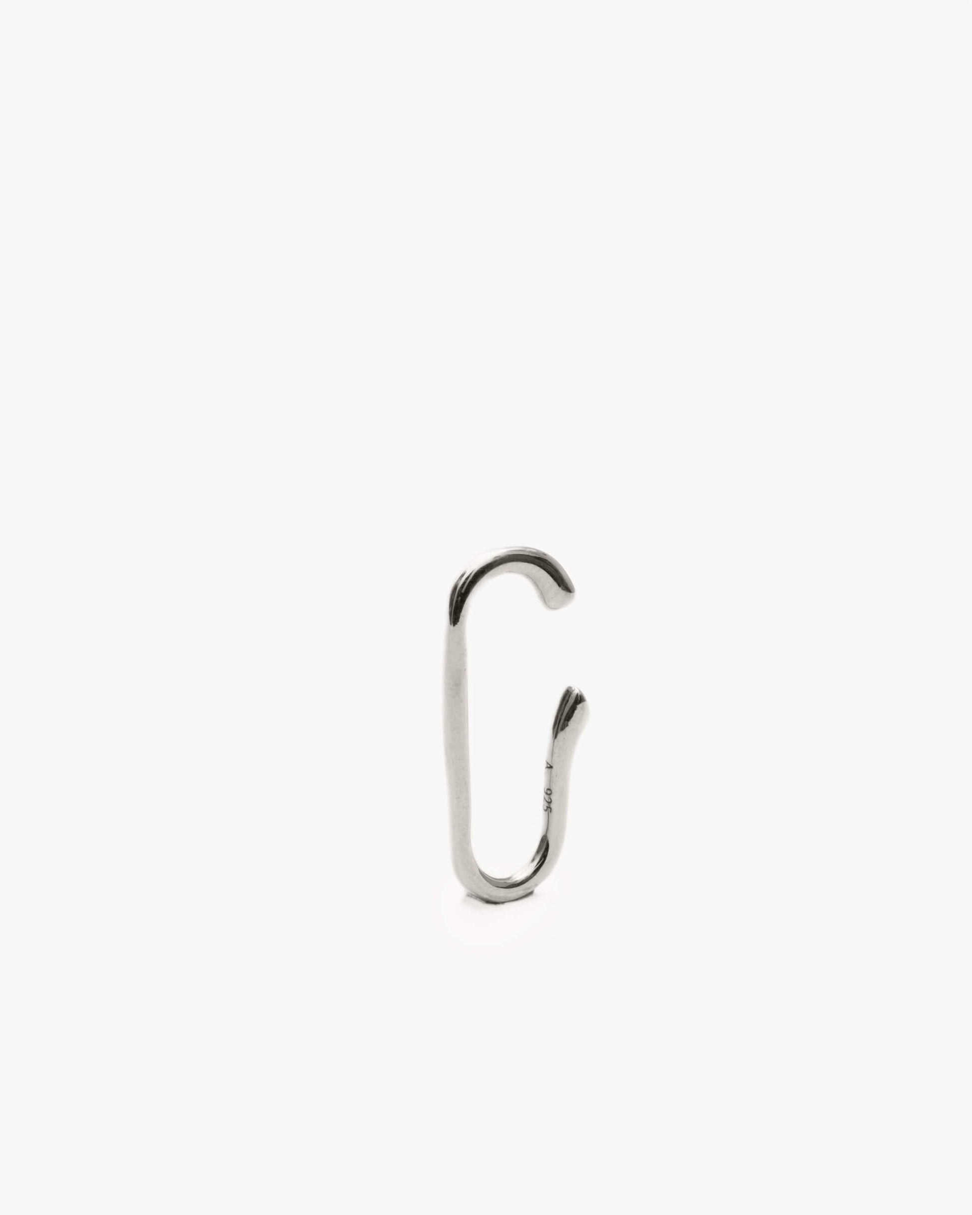 Small Elliptical Ear Cuff SS | 1706C151010