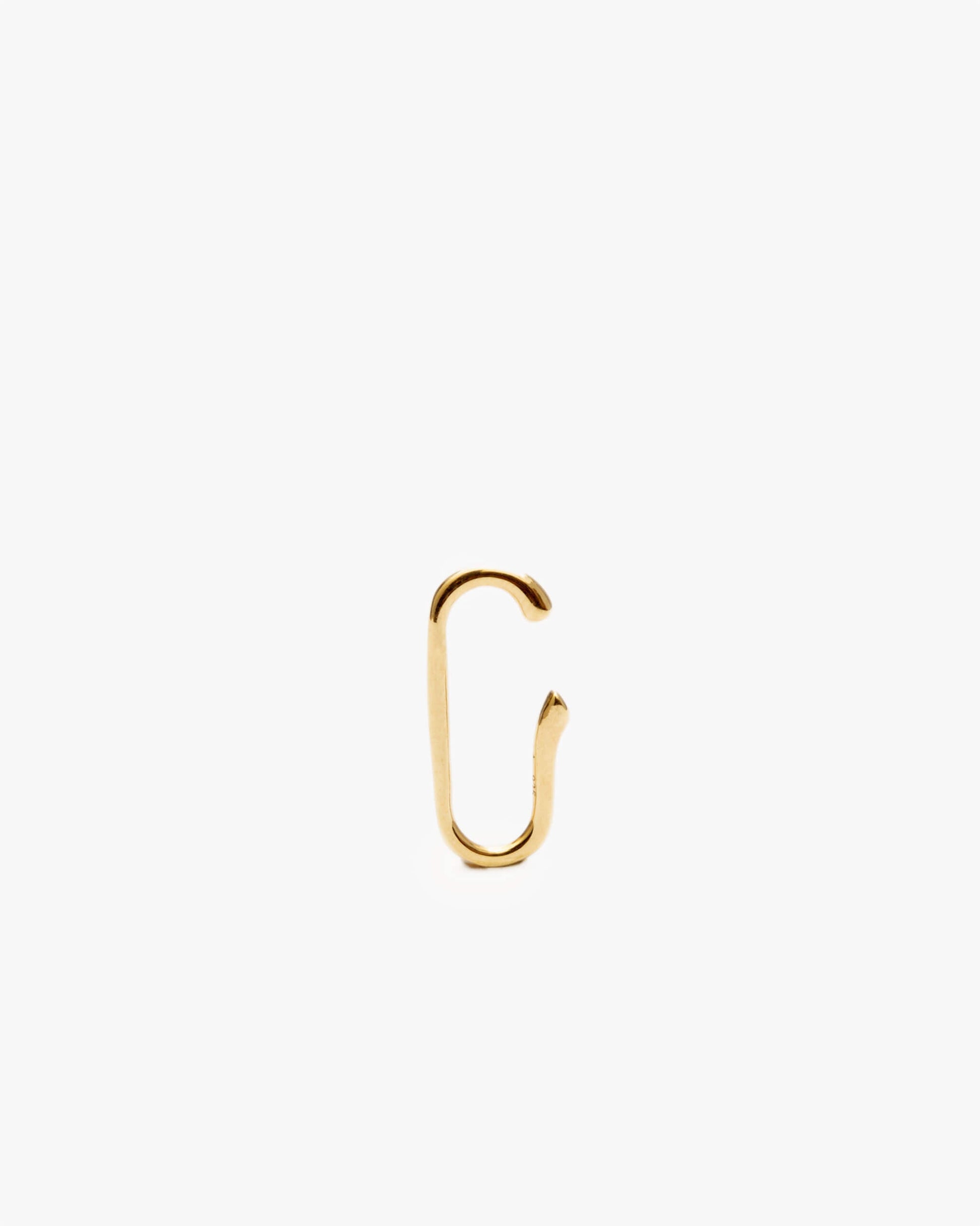 Small Elliptical Ear Cuff SS | 1706C151010