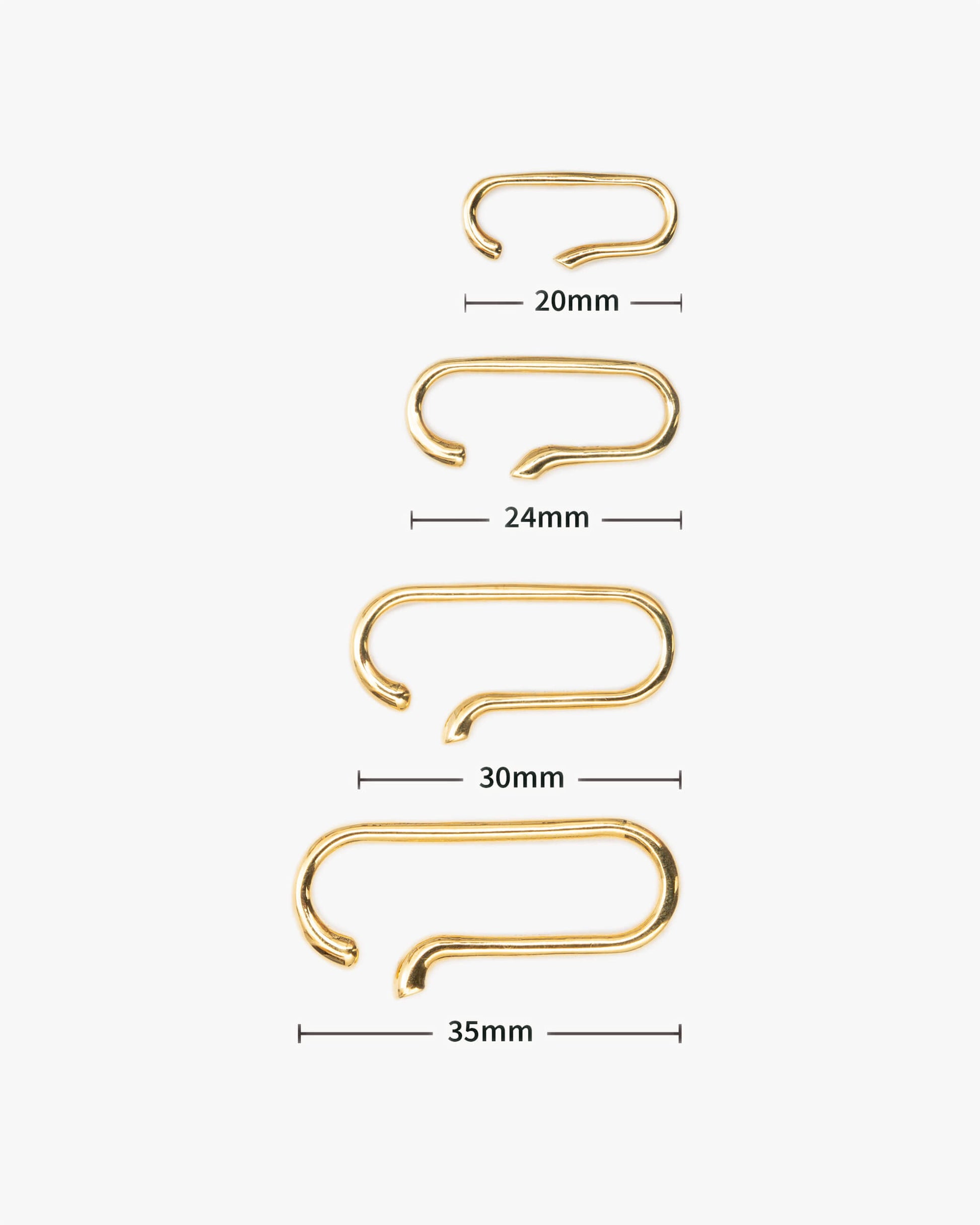 Small Elliptical Ear Cuff S | 1706C201010