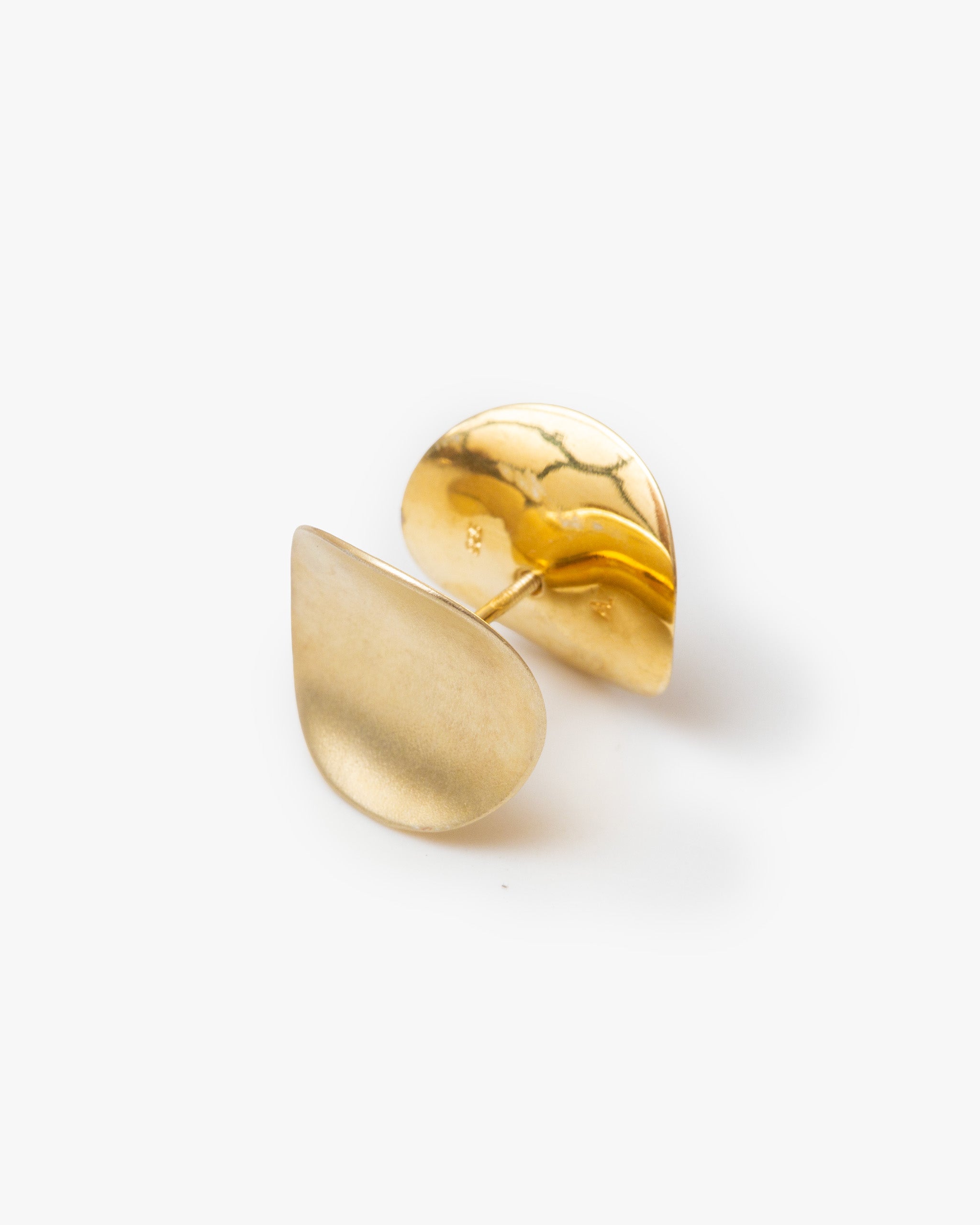 Curve Stud Earring S Mat | 1801E041010S_1801E061010