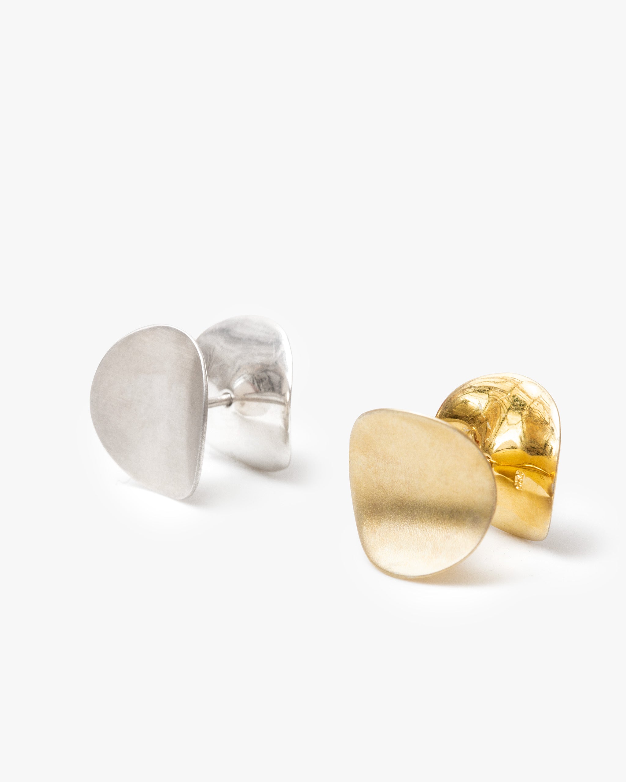 Curve Stud Earring S Mat | 1801E041010S_1801E061010