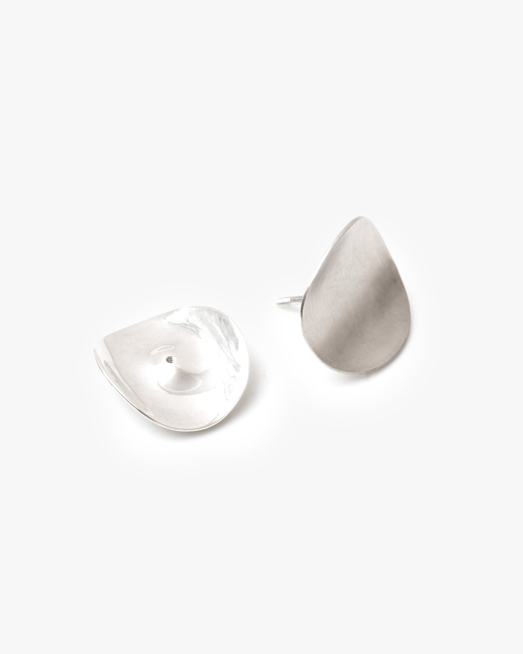 Curve Stud Earring S Mat | 1801E041010S_1801E061010