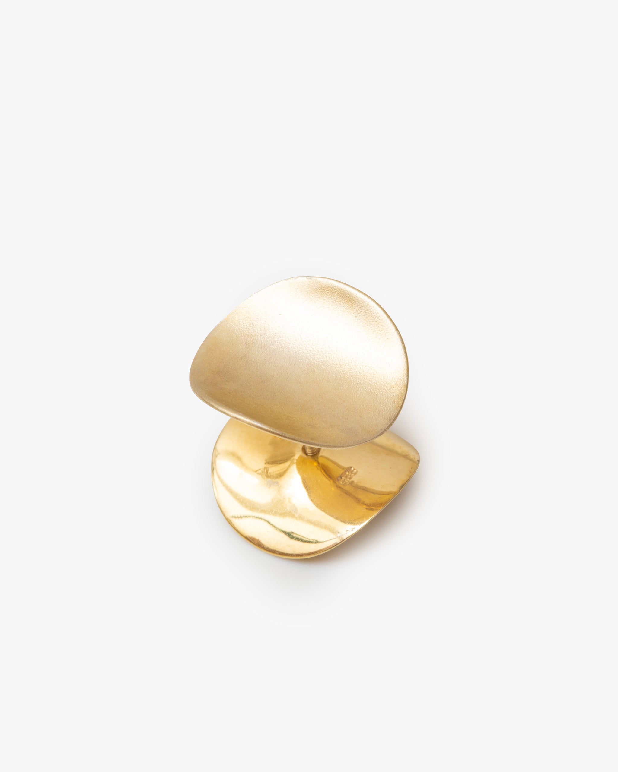 Curve Stud Earring S Mat | 1801E041010S_1801E061010