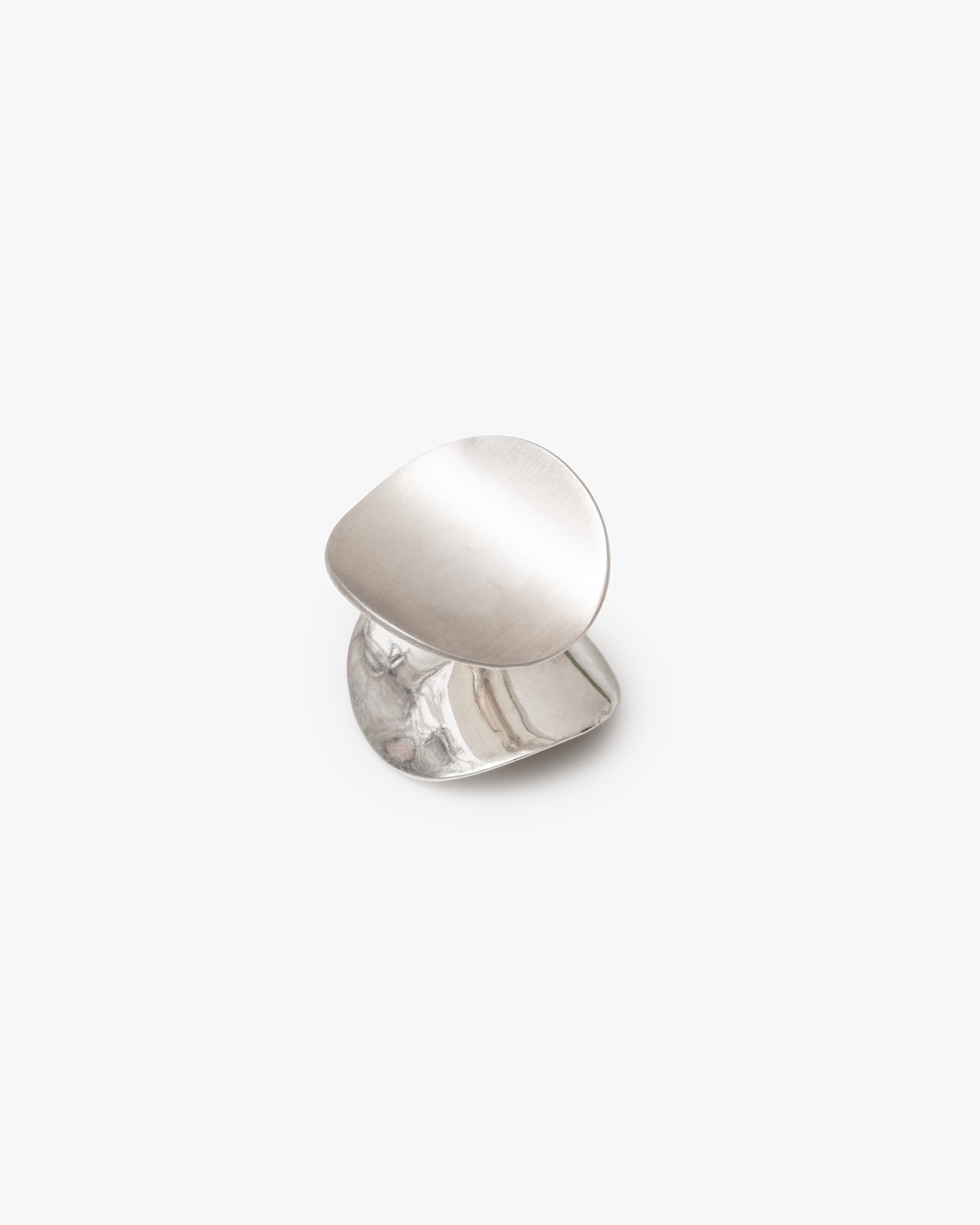 Curve Stud Earring S Mat | 1801E041010S_1801E061010