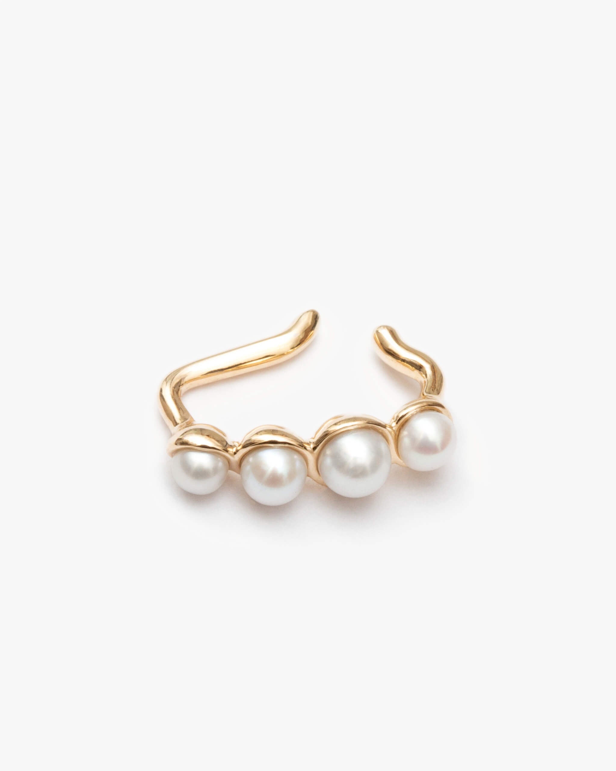 K10YG Pearl Ear Cuff | 1803C173030