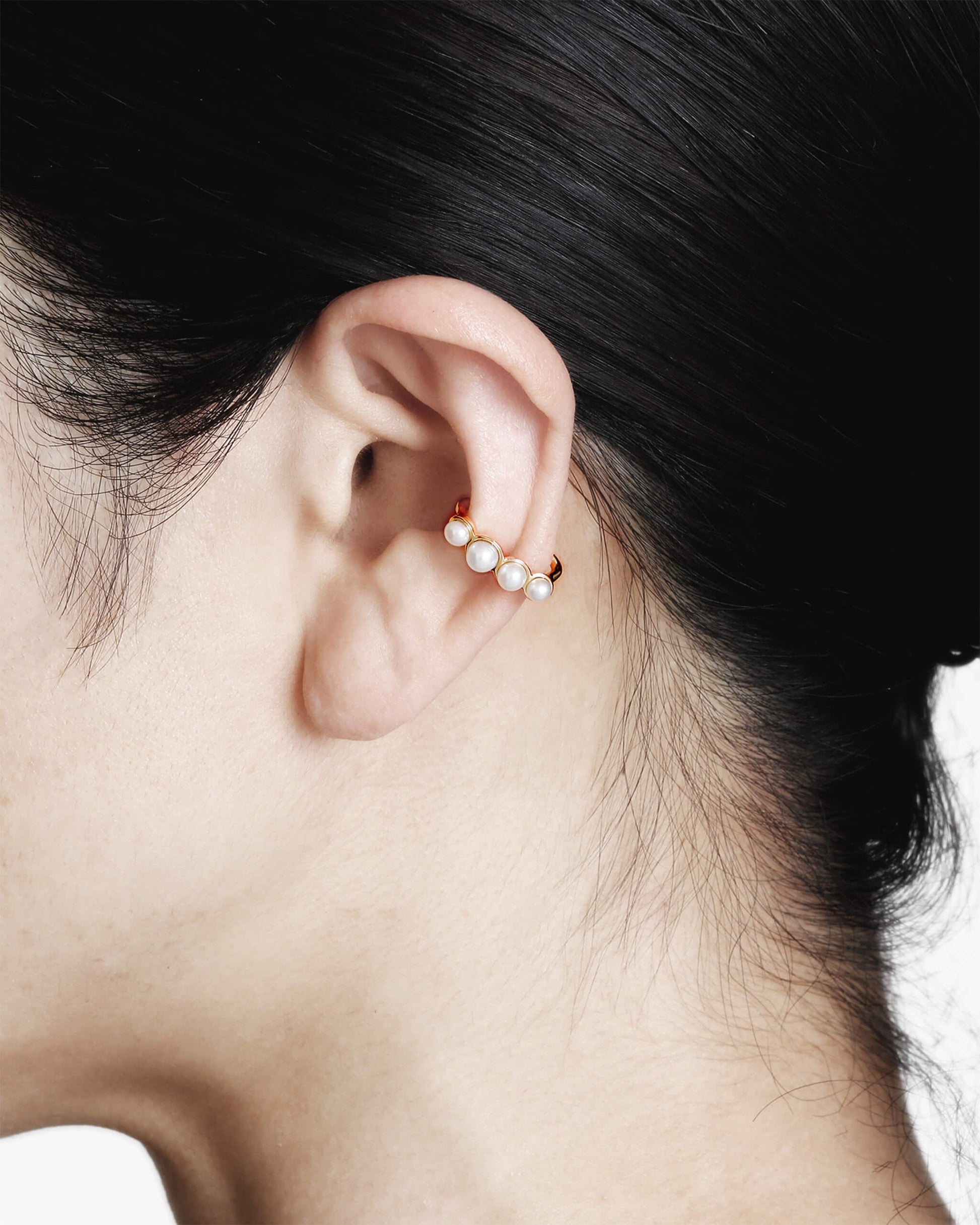 K10YG Pearl Ear Cuff | 1803C173030