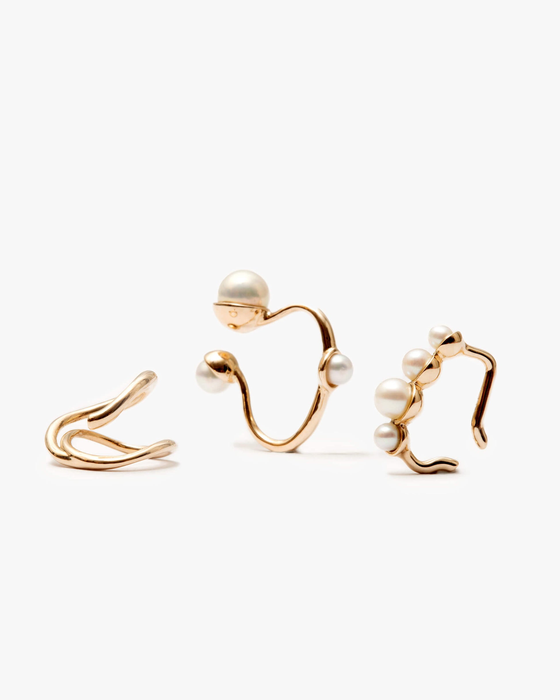 K10YG Pearl Ear Cuff | 1803C173030