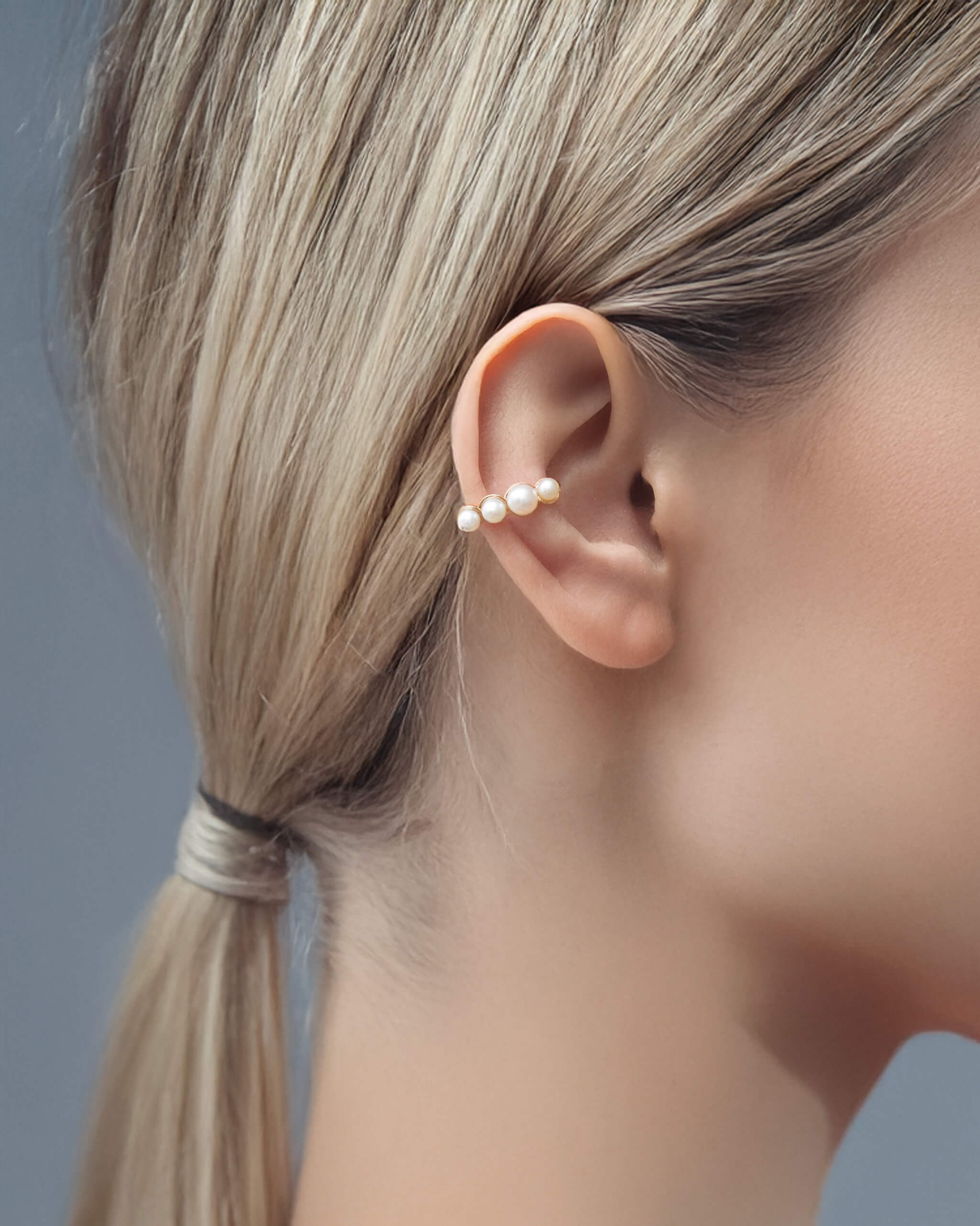 K10YG Pearl Ear Cuff | 1803C173030