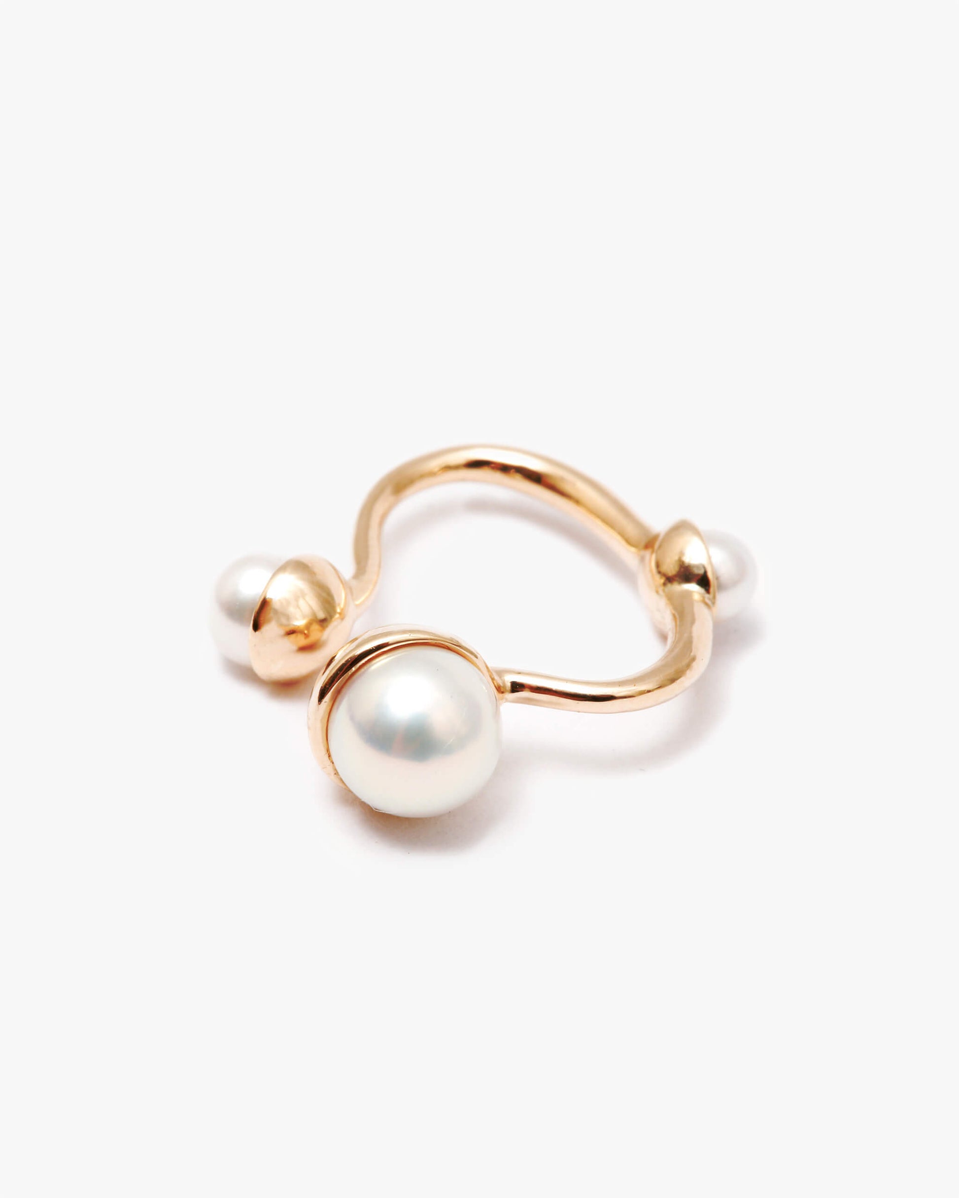 K10YG Pearl Ear Cuff | 1803C183030