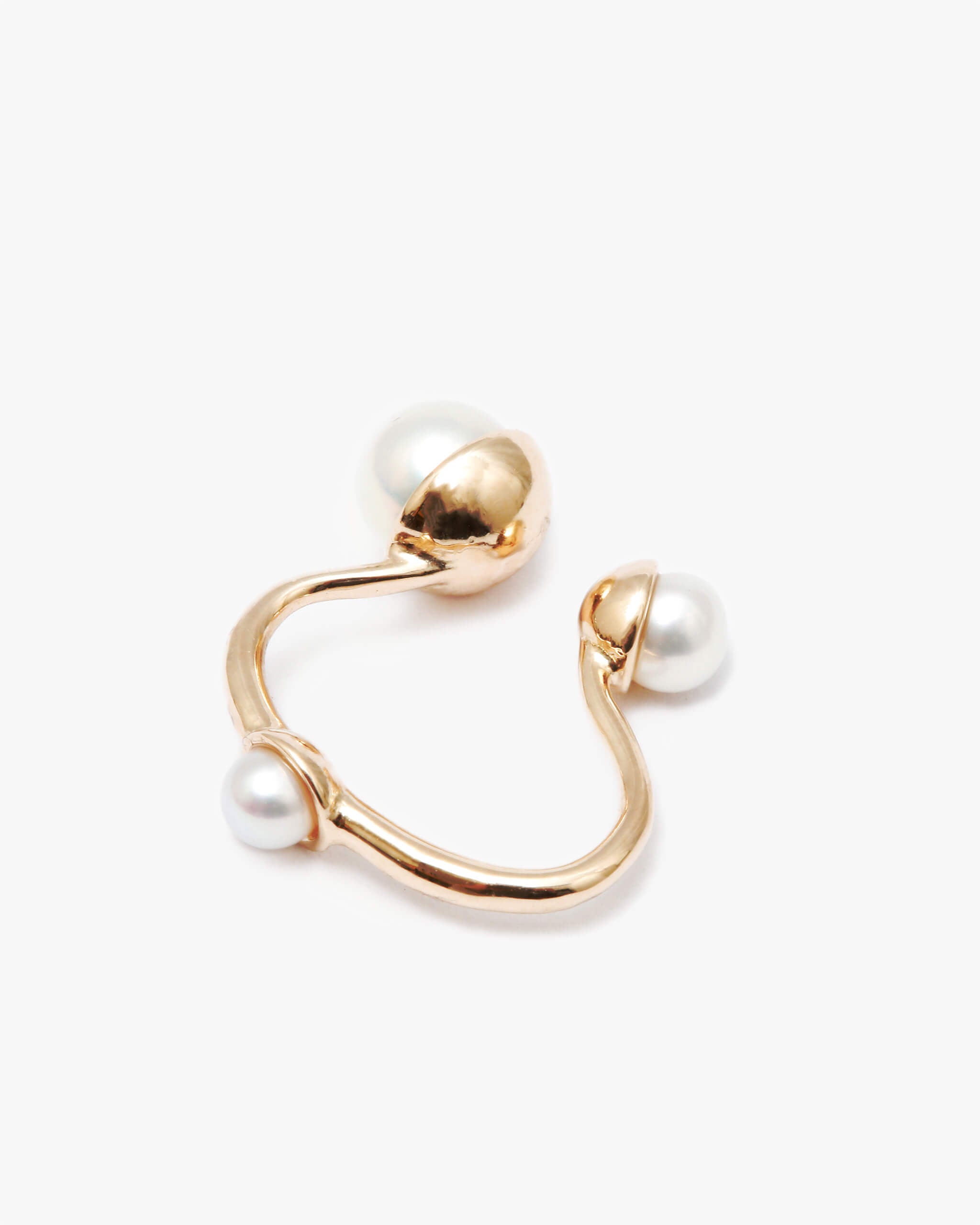 K10YG Pearl Ear Cuff | 1803C183030
