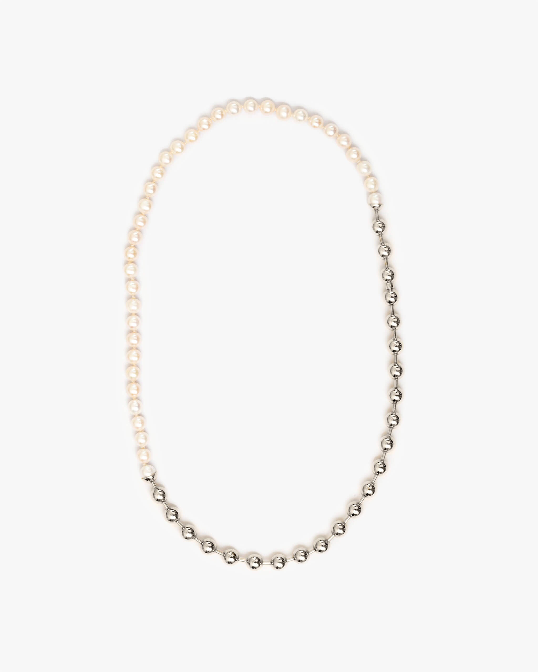 Ball Chain / Pearl Necklace | 1803N091040
