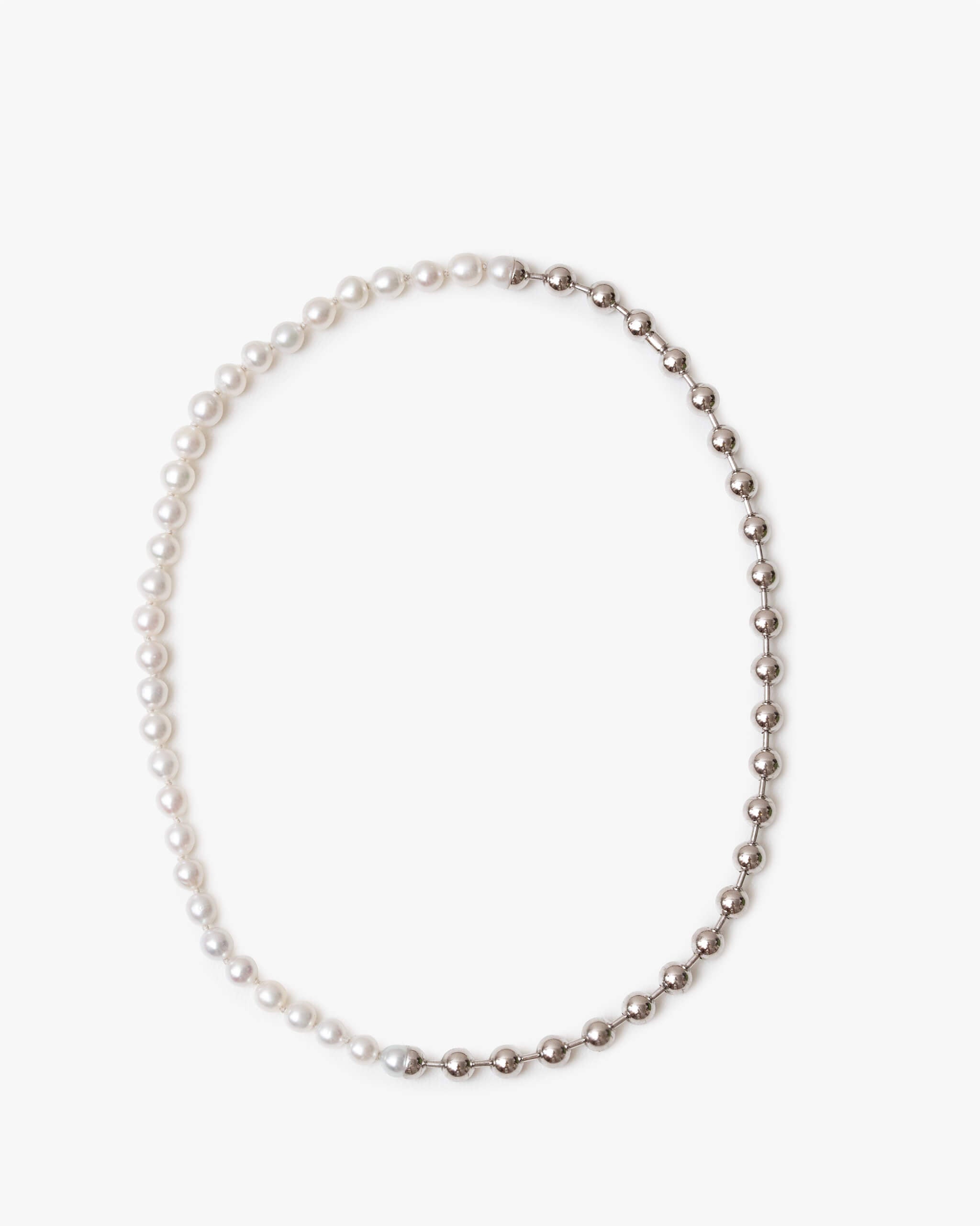 Ball Chain / Pearl Necklace | 1803N091040