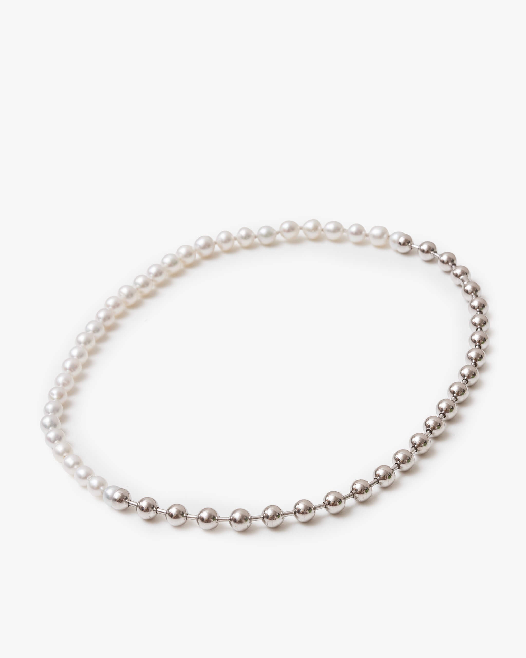 Ball Chain / Pearl Necklace | 1803N091040