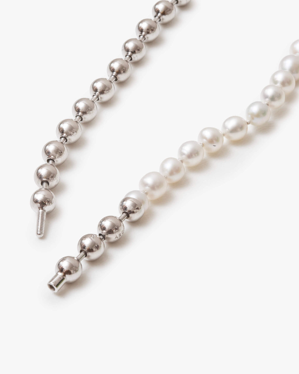 Ball Chain / Pearl Necklace | 1803N091040