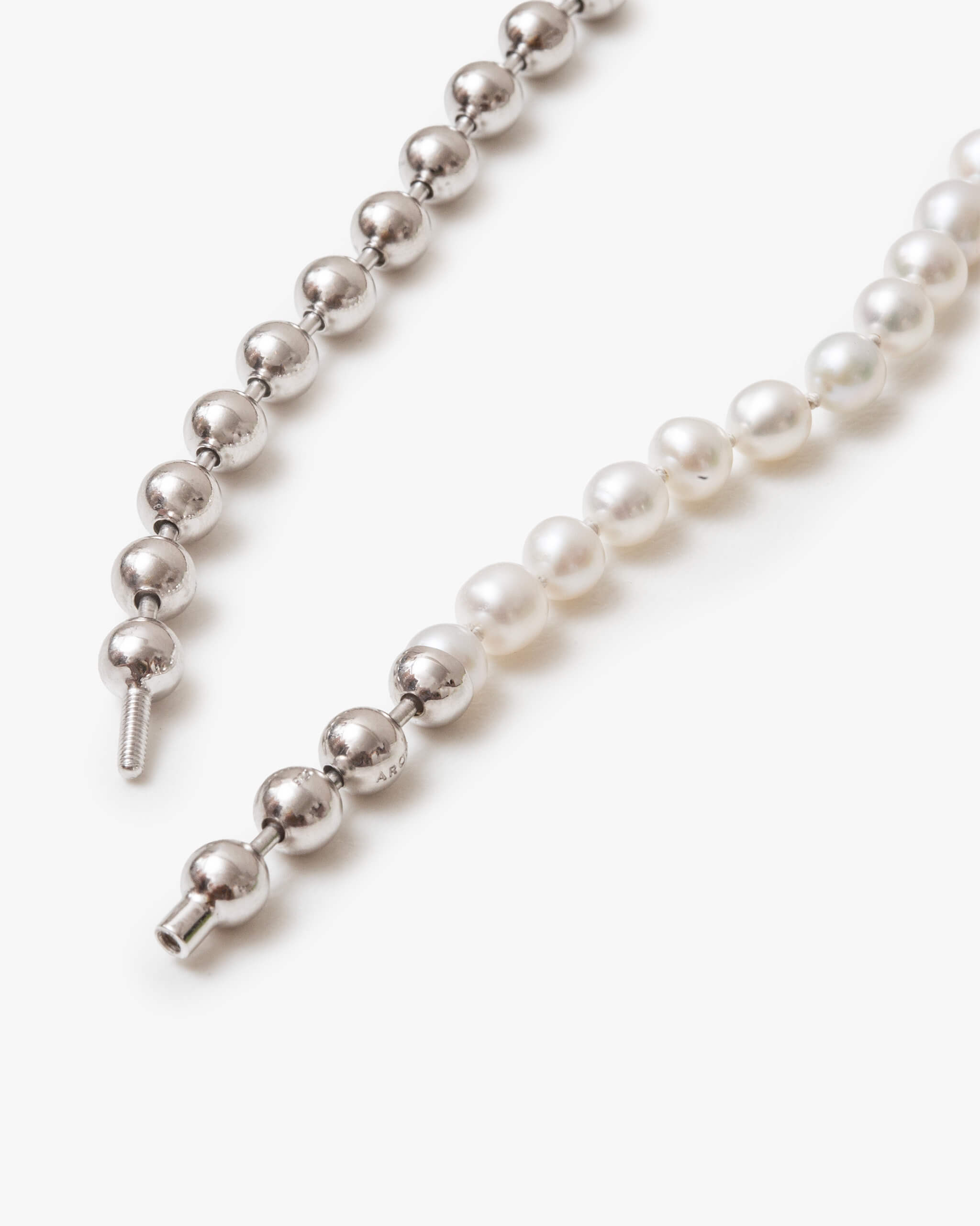 Ball Chain / Pearl Necklace | 1803N091040