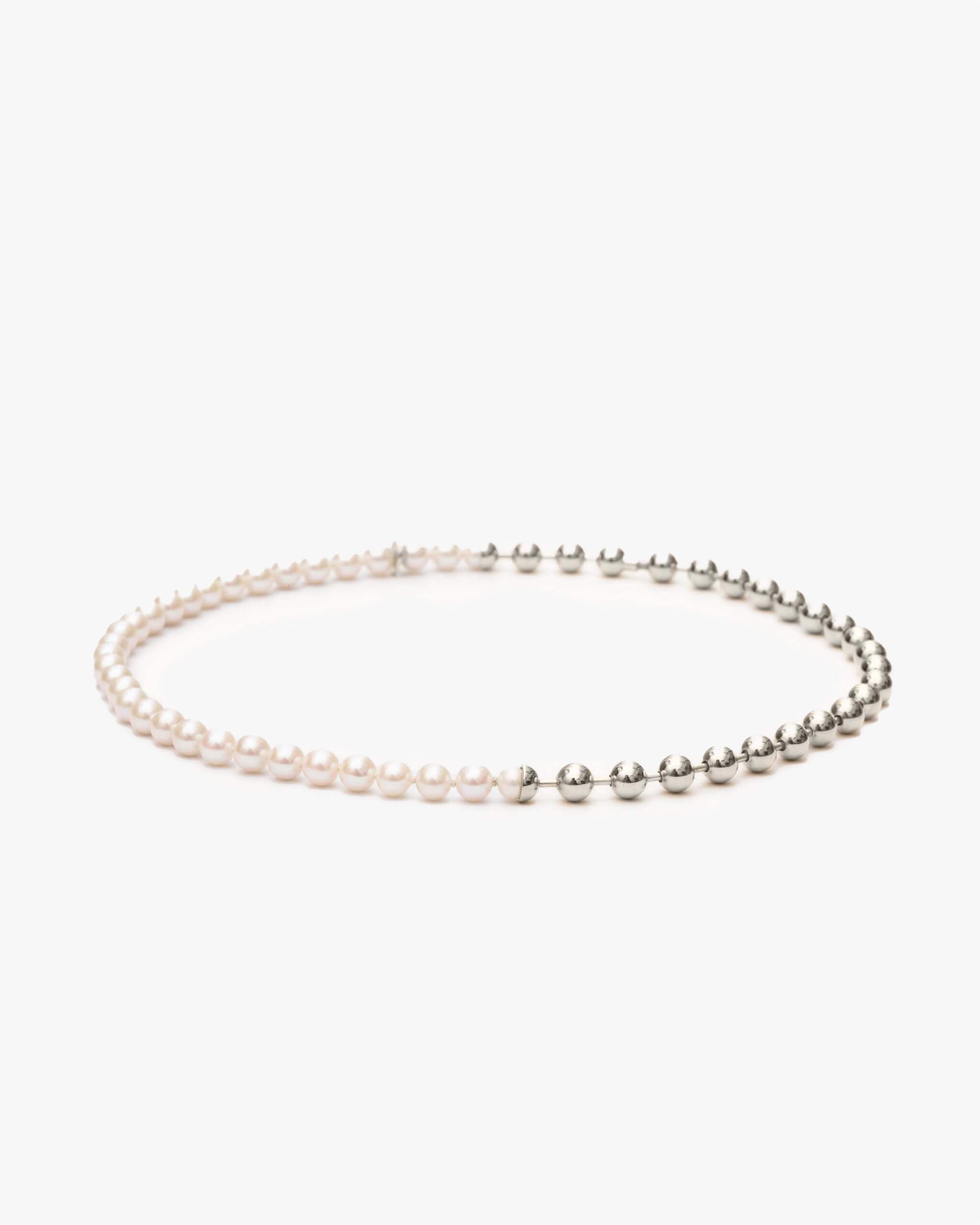 Ball Chain / Pearl Necklace | 1803N091040