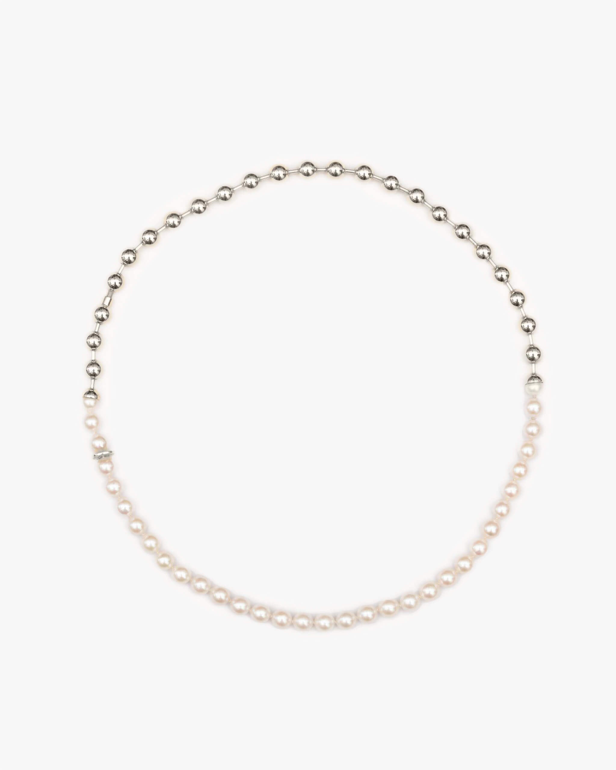 Ball Chain / Pearl Necklace | 1803N091040