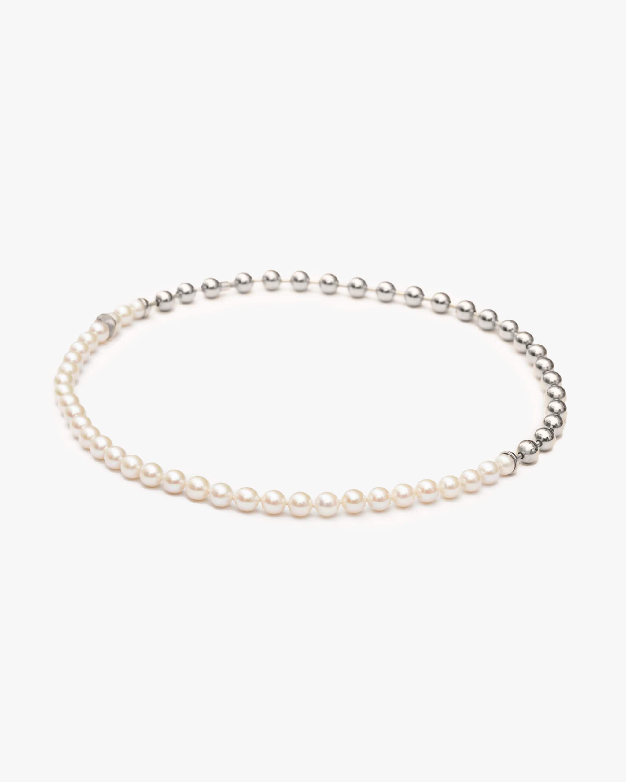 Ball Chain / Pearl Necklace | 1803N091040