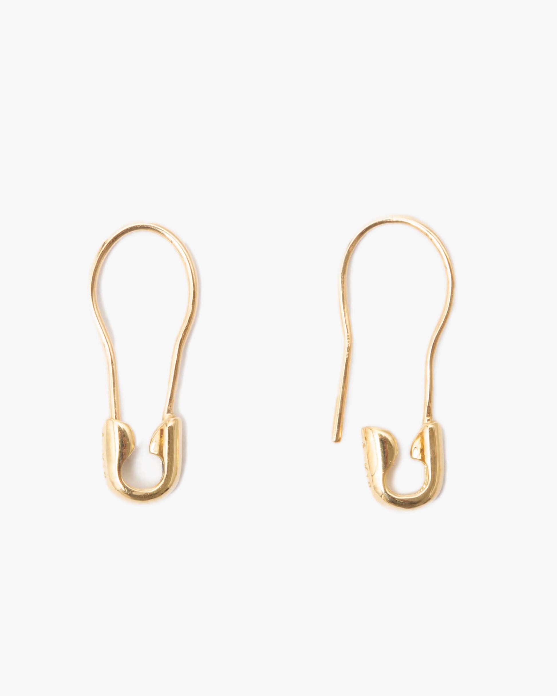 K18YG Safety Pin Earring | 1905E082020