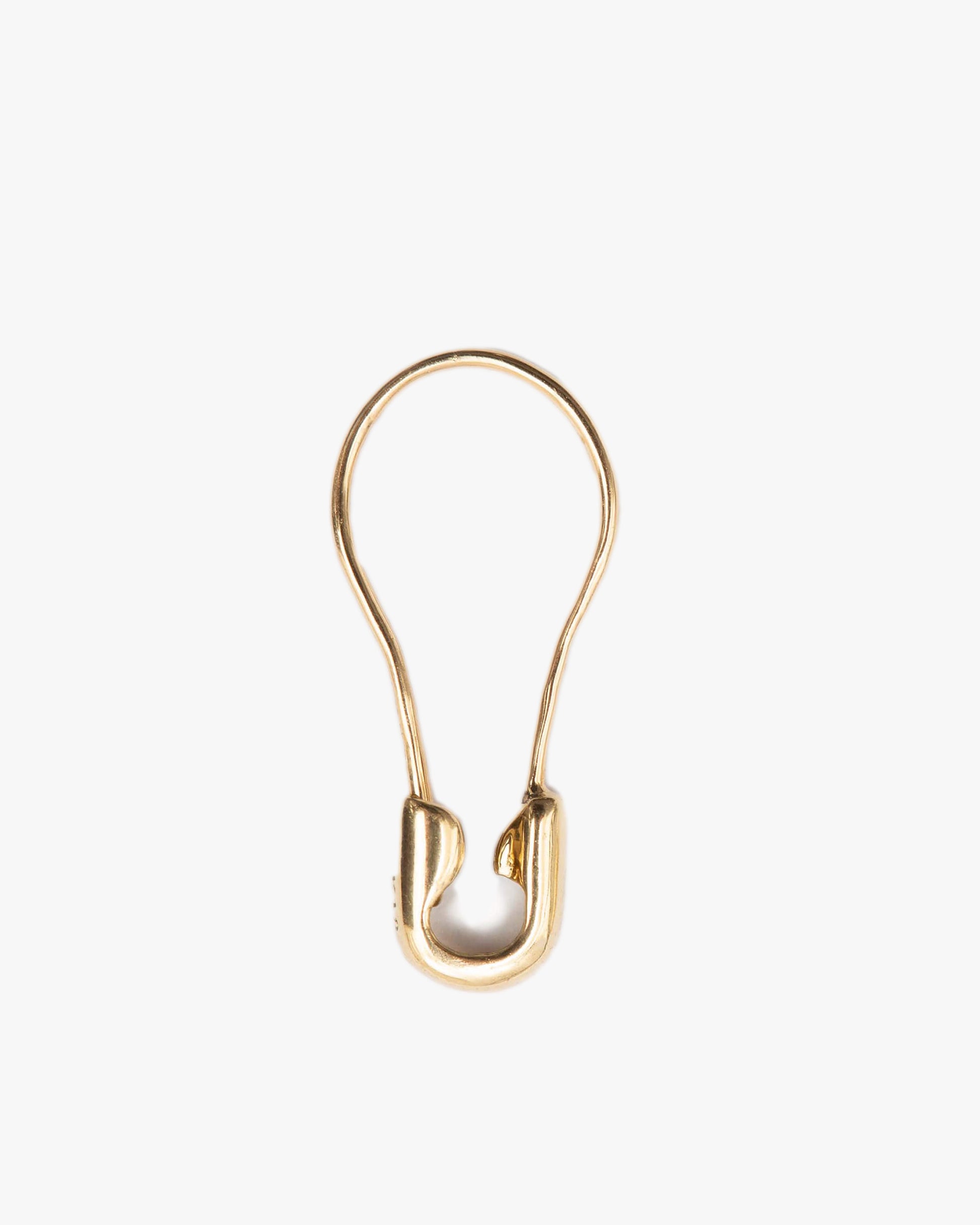 K18YG Safety Pin Earring | 1905E082020