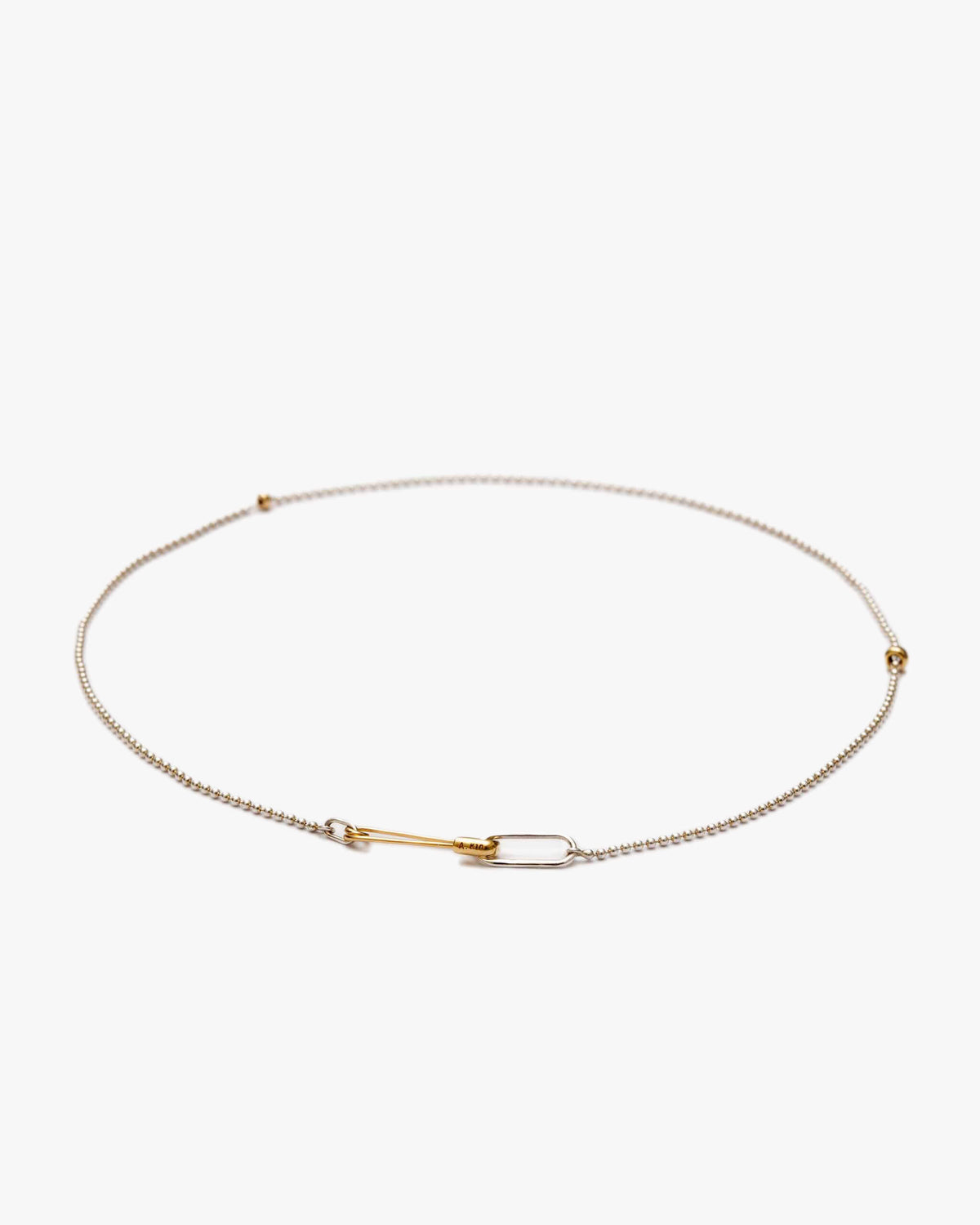 Safety Pin Necklace K18 | 1905N071212 安全ピンネックレス 