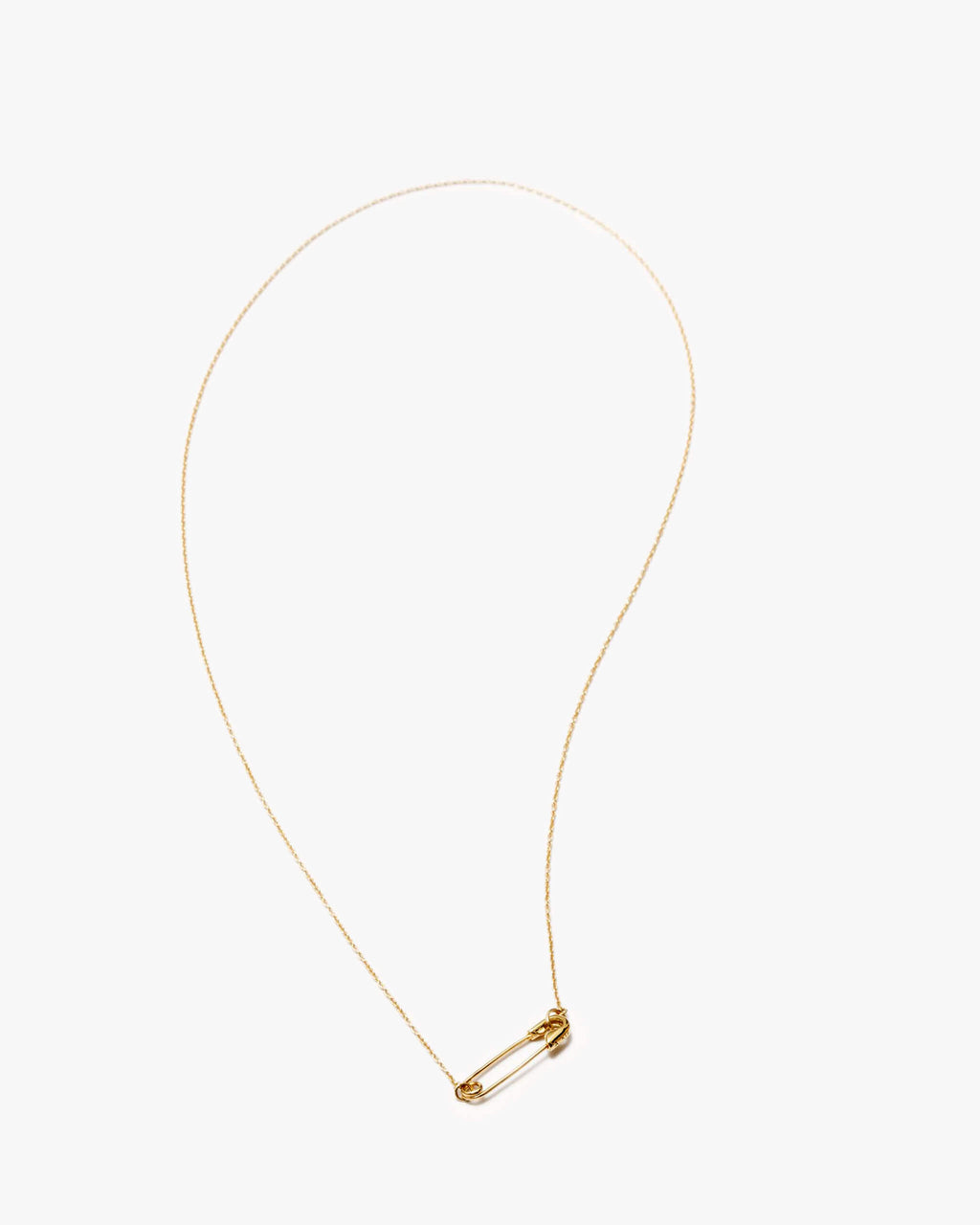 K18YG Safety Pin Necklace K18YG | 1905N092020