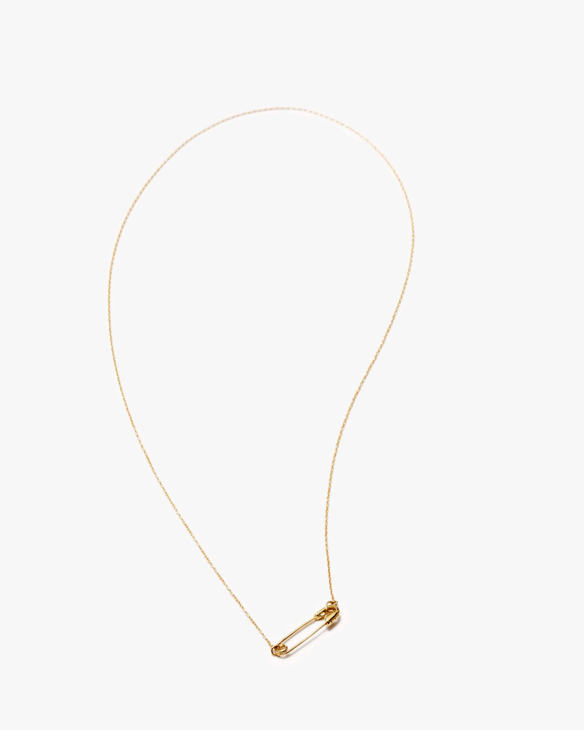 K18YG Safety Pin Necklace K18YG | 1905N092020