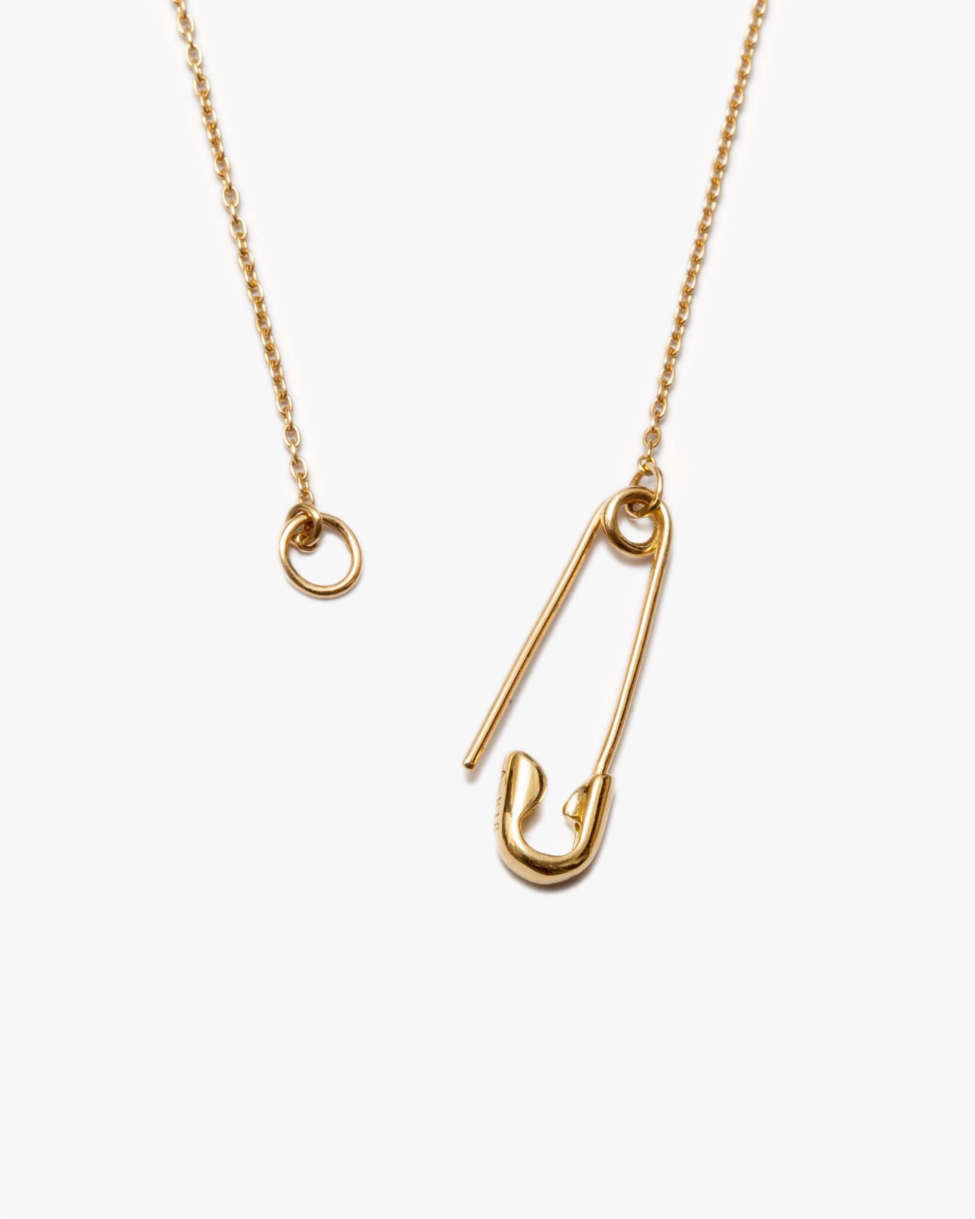 K18YG Safety Pin Necklace K18YG | 1905N092020