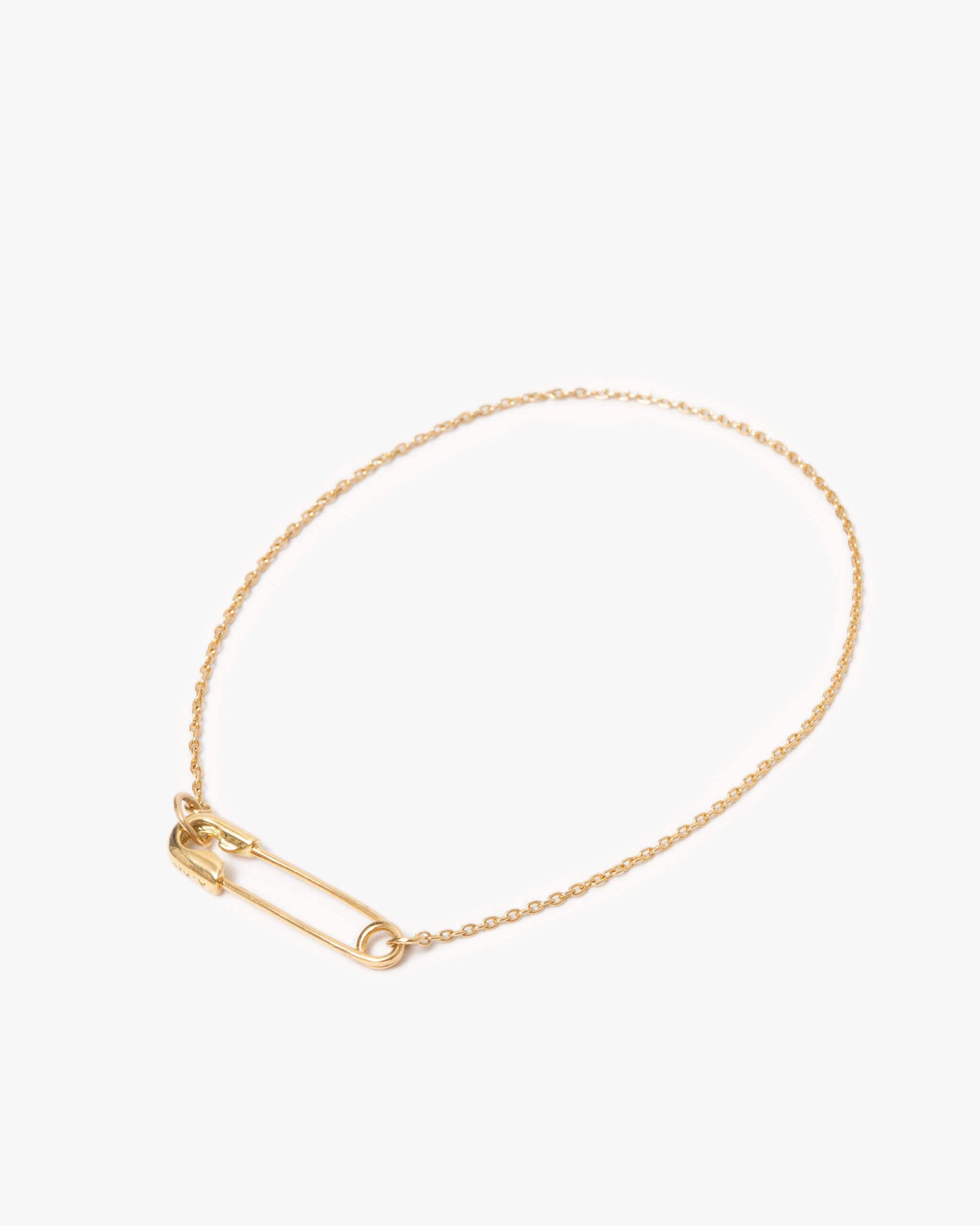K18YG Safety Pin Bracelet | 1905B102020