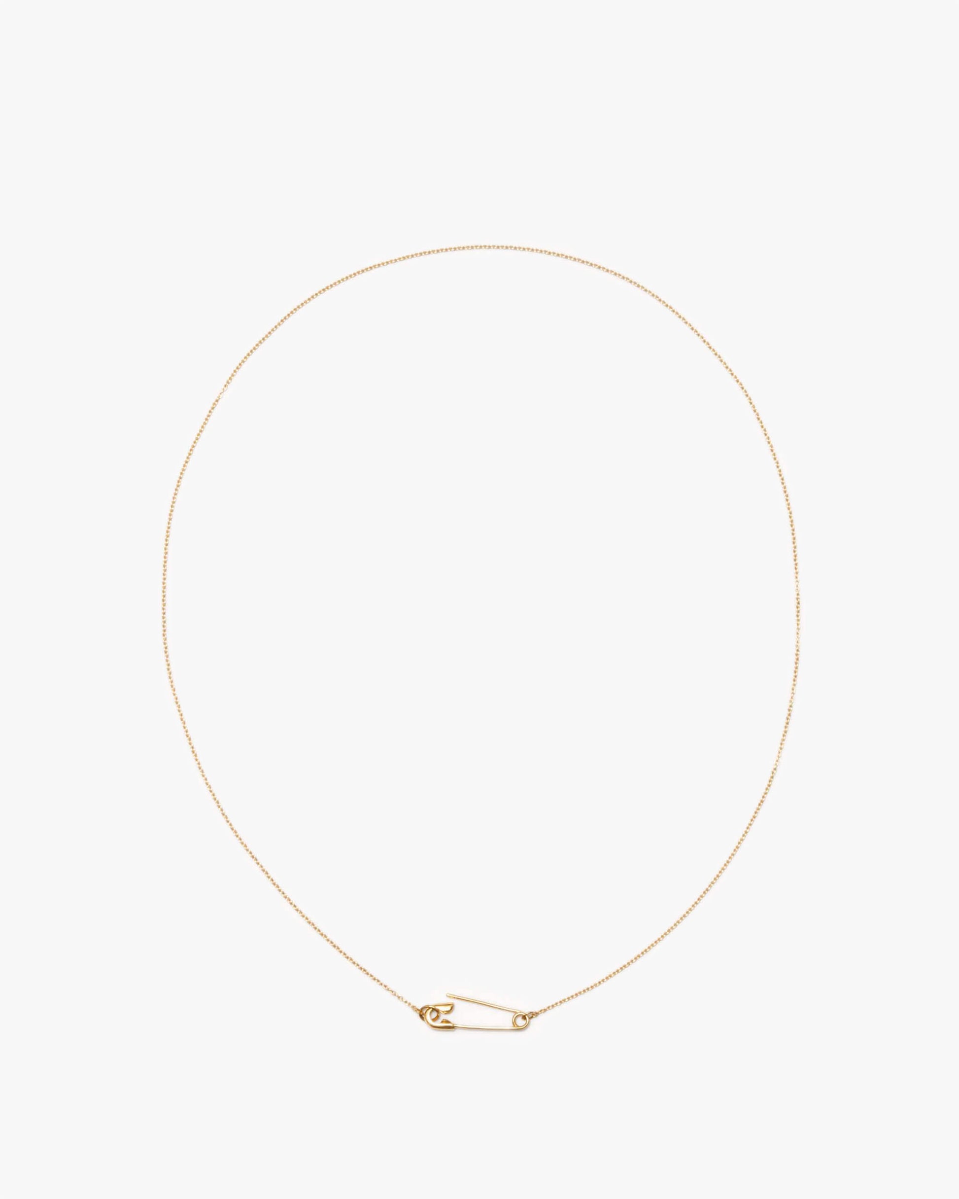 K18YG Safety Pin Necklace K18YG | 1905N092020