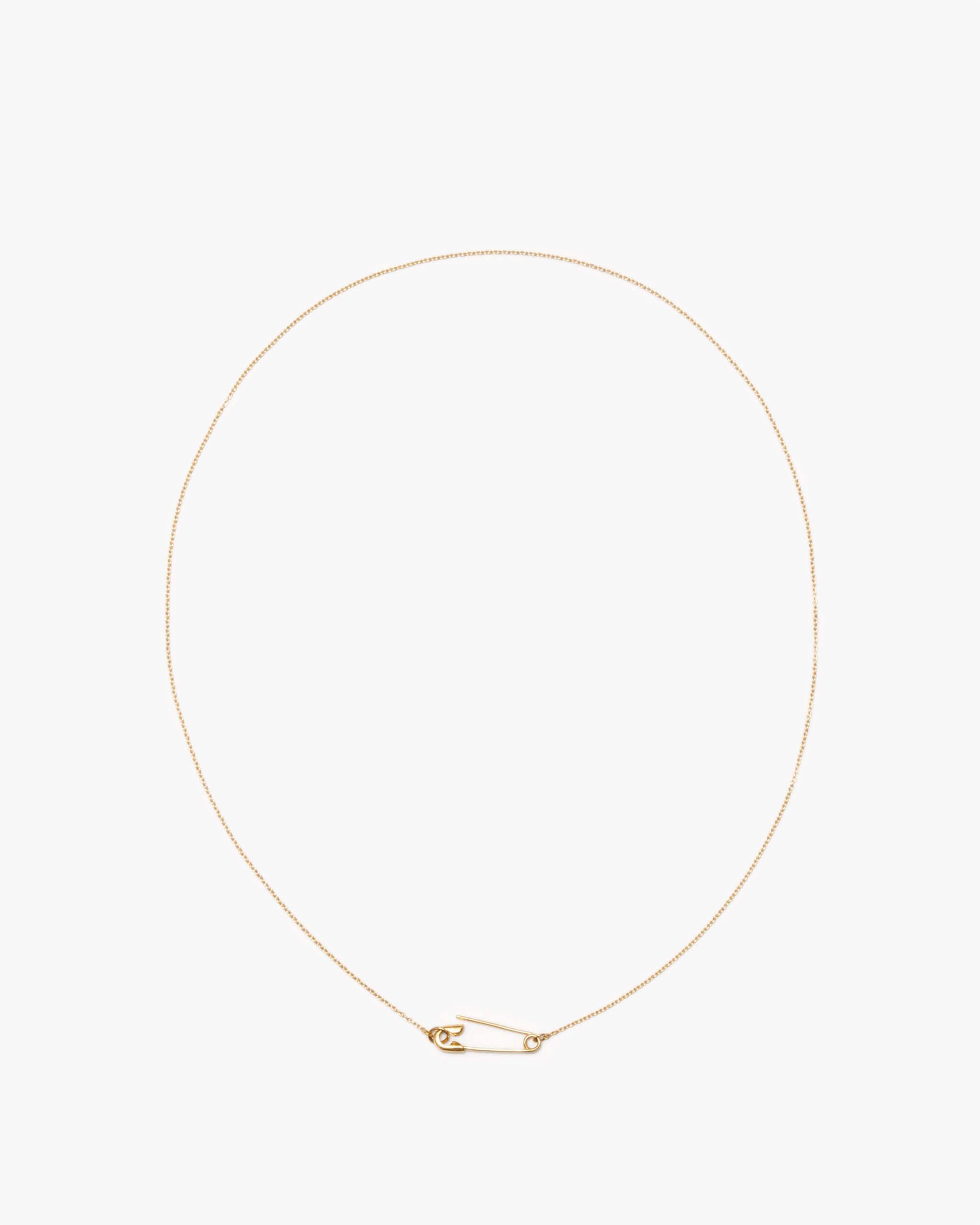 K18YG Safety Pin Necklace K18YG | 1905N092020