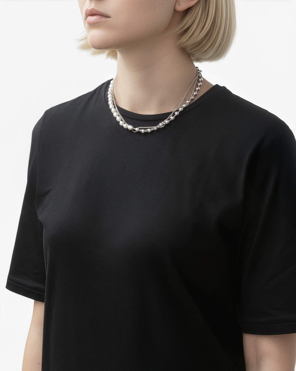 【NEW】DB Ball Chain / Pearl Necklace | 1803N161040