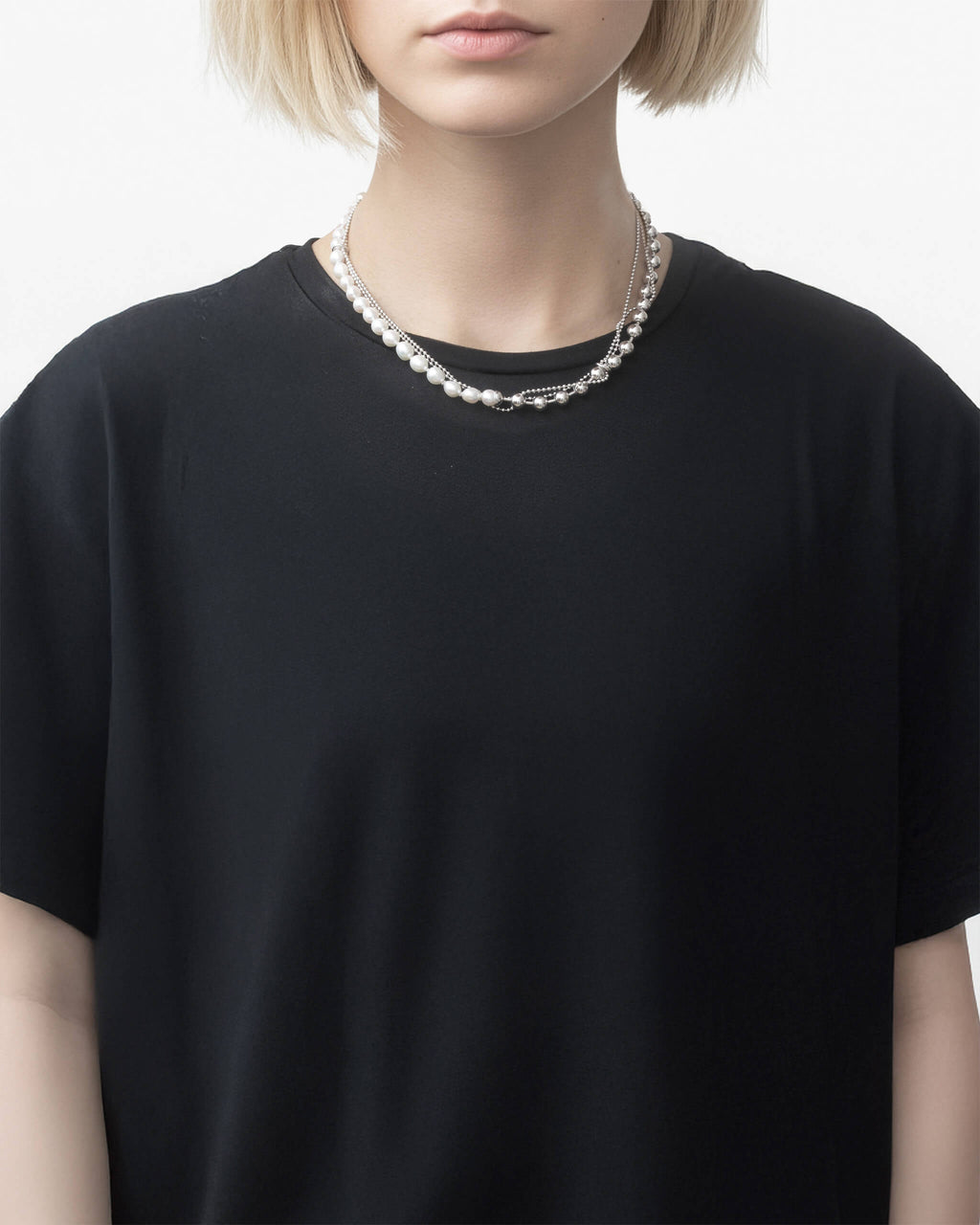 【NEW】DB Ball Chain / Pearl Necklace | 1803N161040