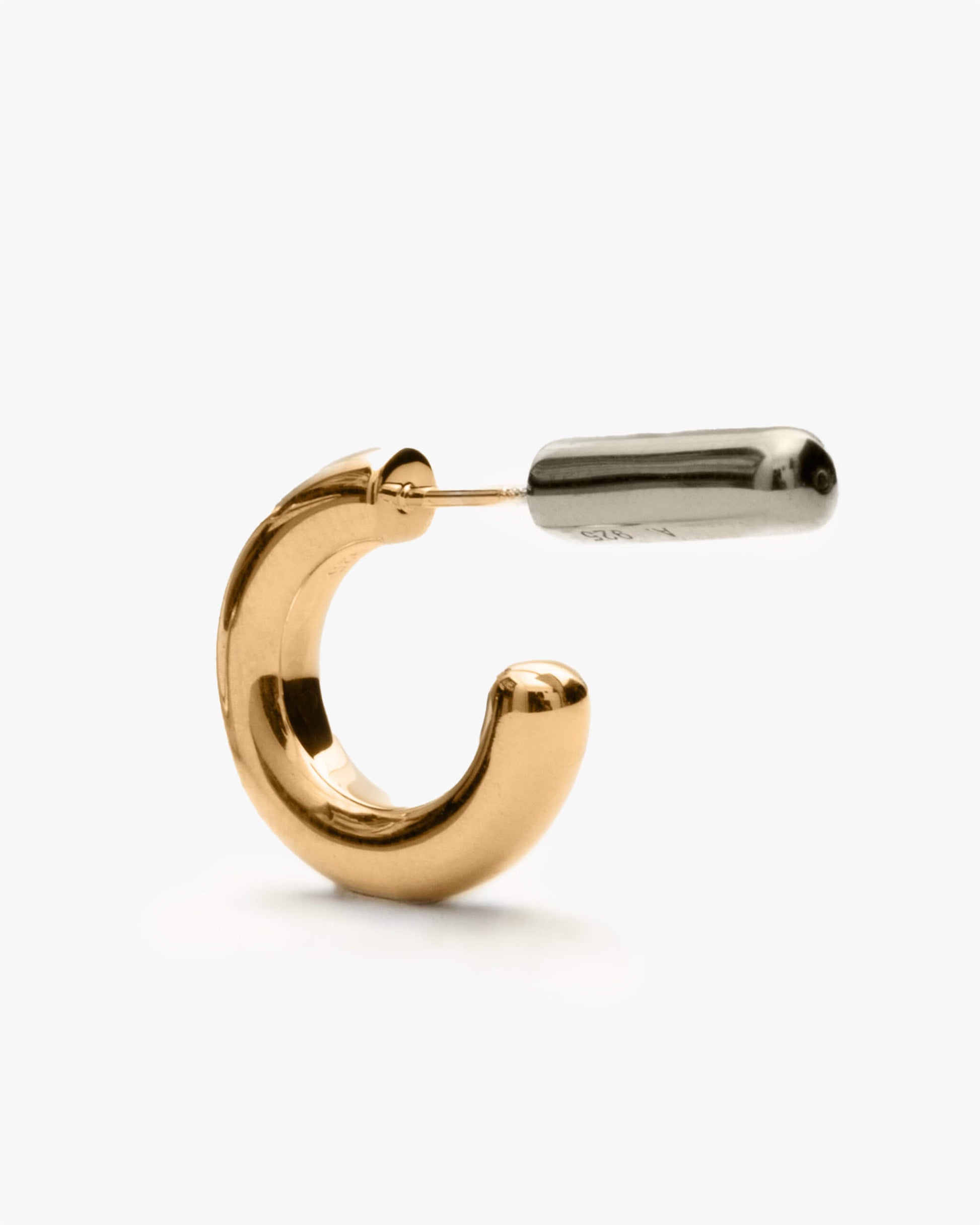 Bicolor Hoop Earring | 2001E021021