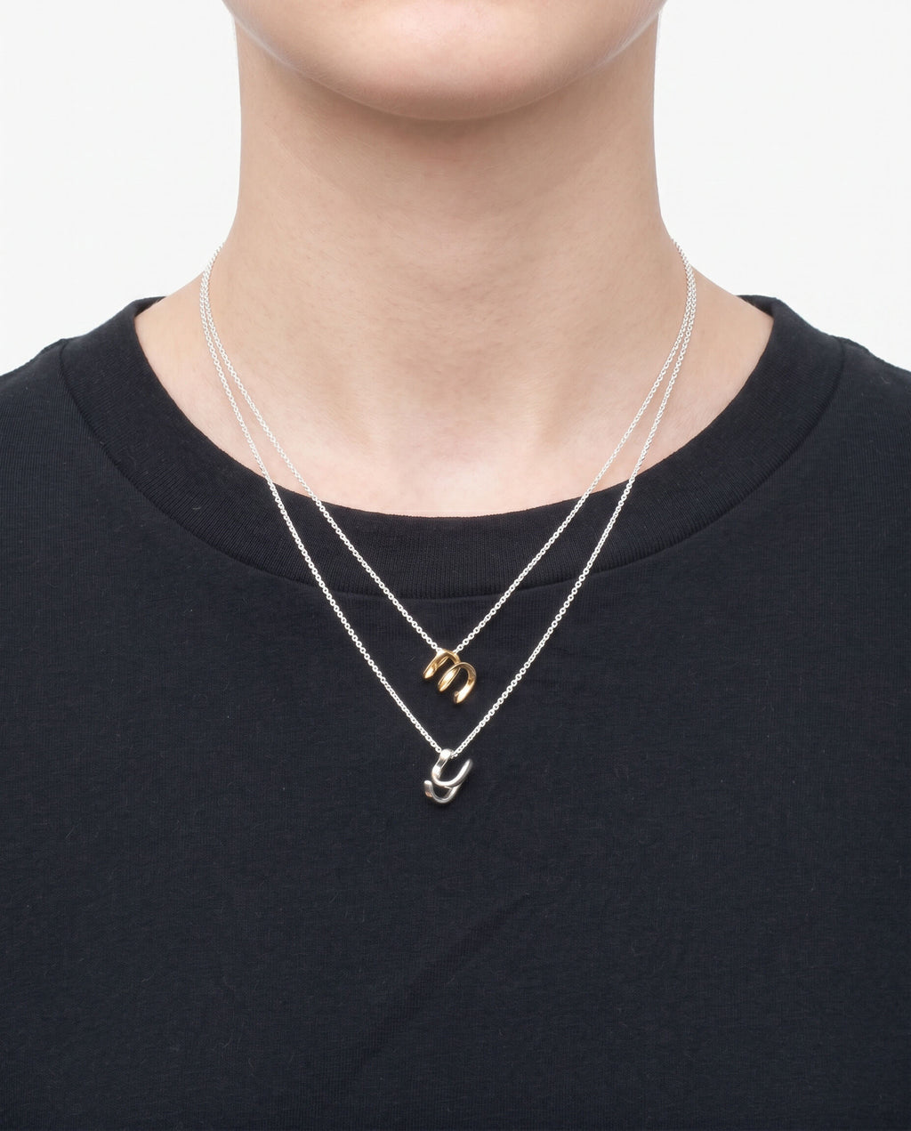 [NEW] Alphabet Charm Necklace | 2402H041010_2402N051010