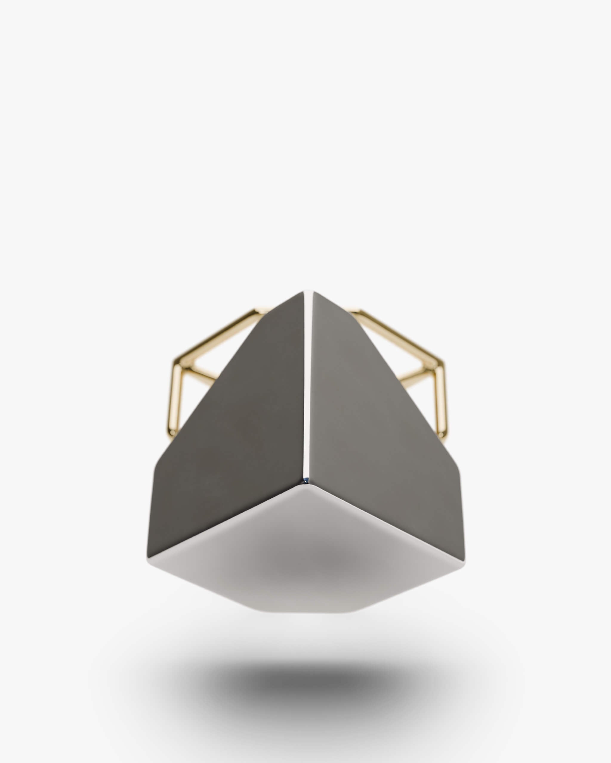Bicolor CUBE Earring | 2302E021212