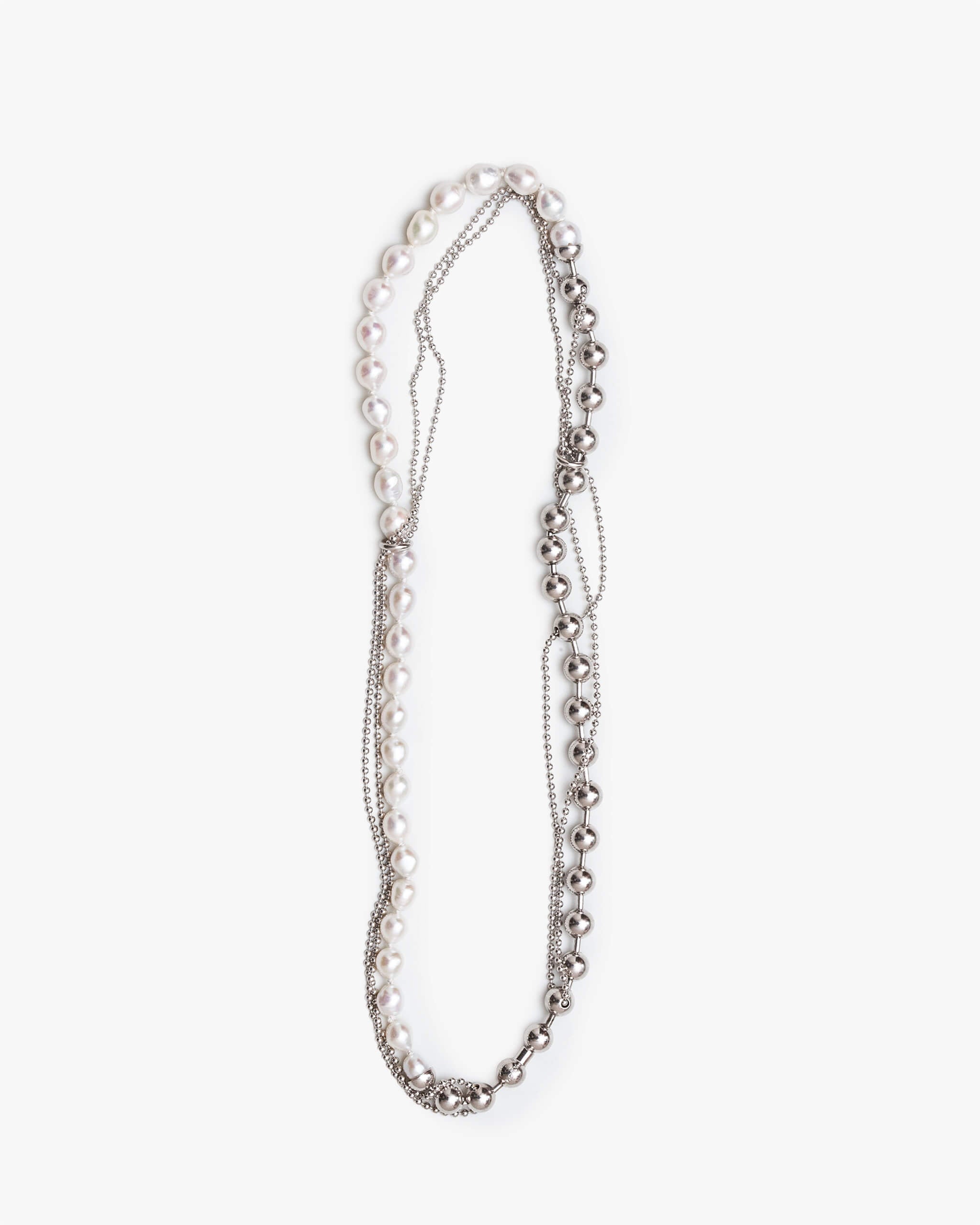 【NEW】DB Ball Chain / Pearl Necklace | 1803N161040