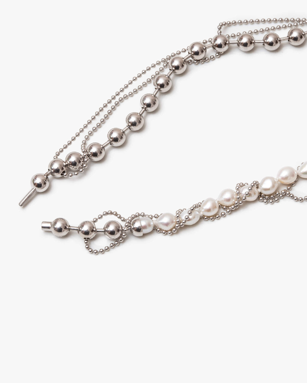 【NEW】DB Ball Chain / Pearl Necklace | 1803N161040
