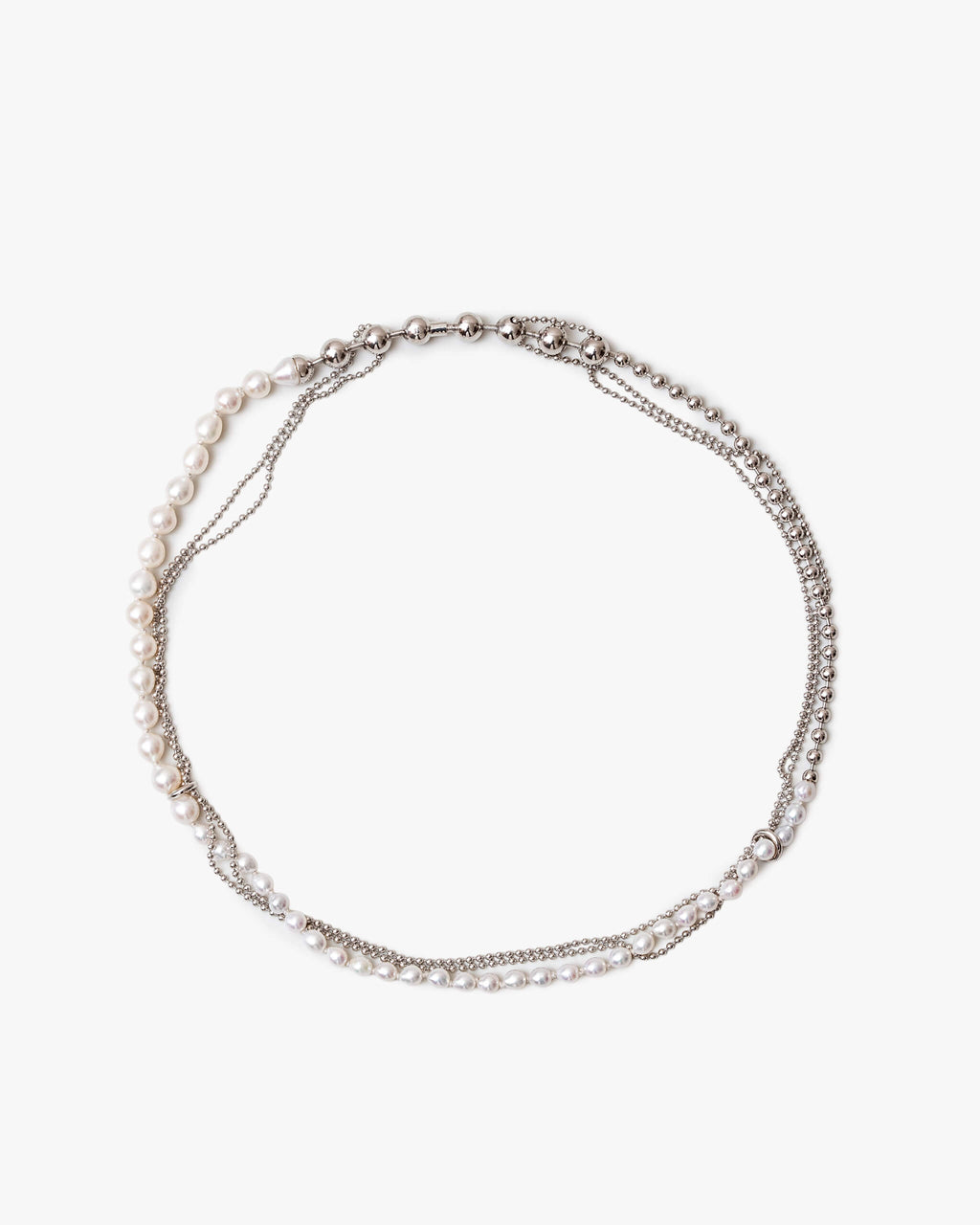 【NEW】TR Ball Chain/Pearl Necklace | 1803N201040