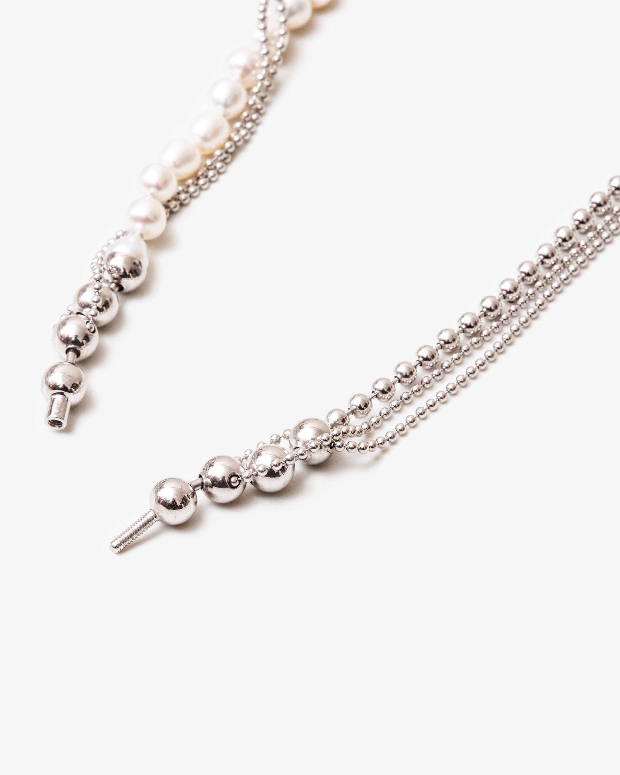 【NEW】TR Ball Chain/Pearl Necklace | 1803N201040