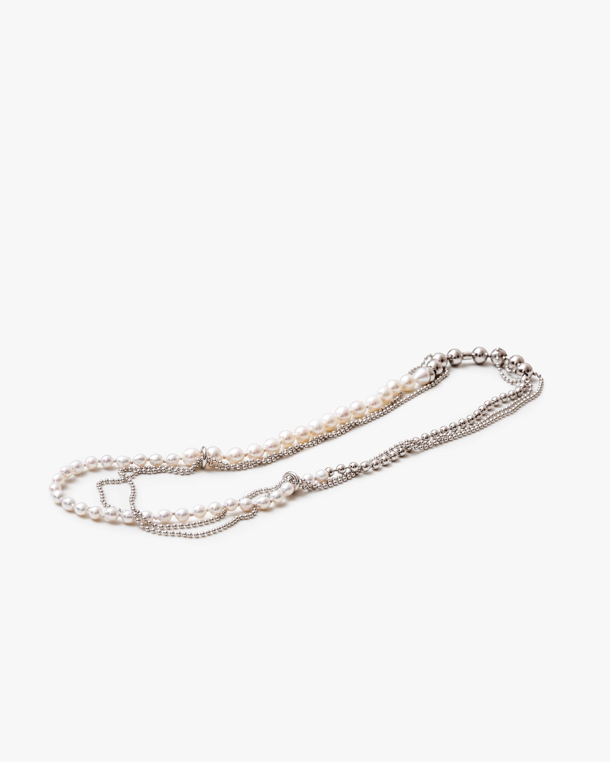 【NEW】TR Ball Chain/Pearl Necklace | 1803N201040